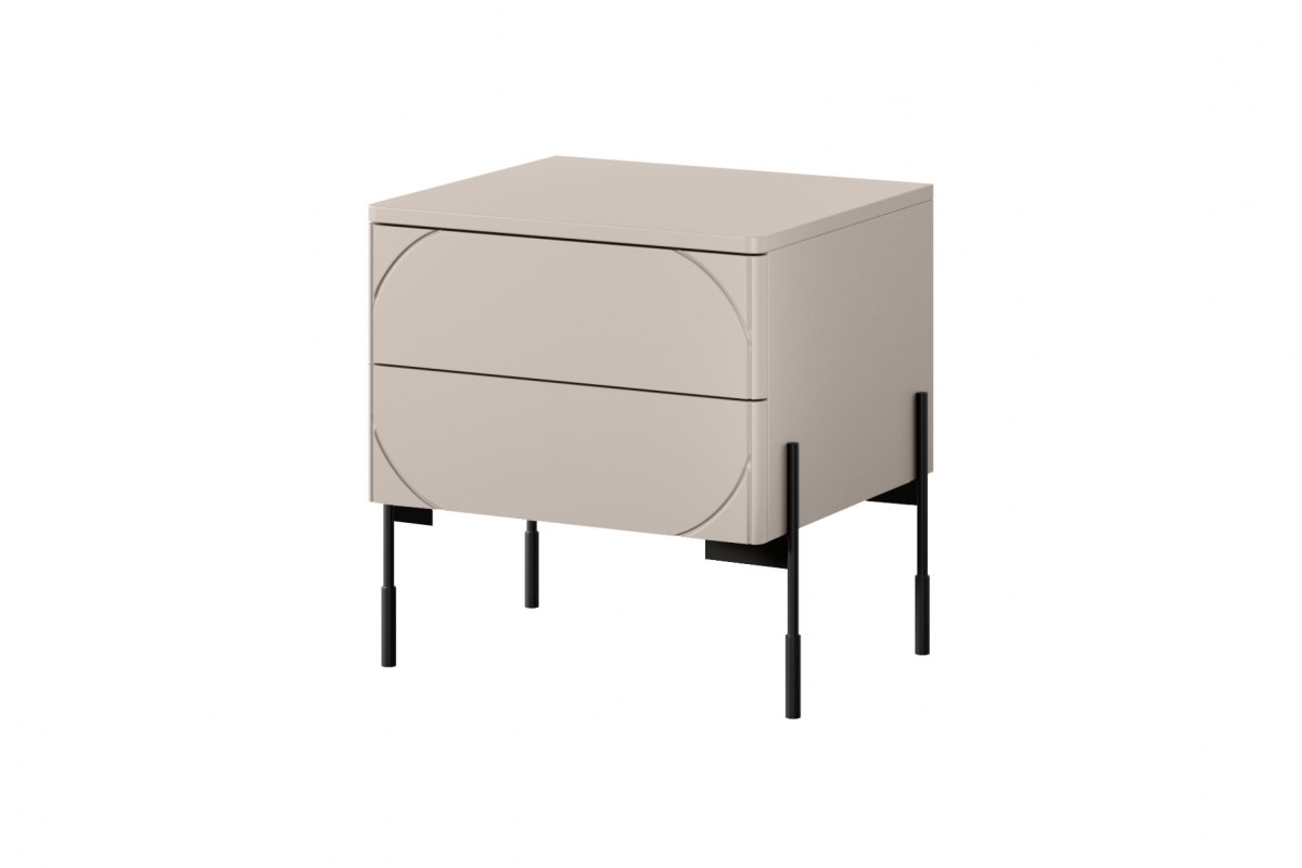 Noční stolek Sonatia 45 cm - kašmír sonatia Noční stolek