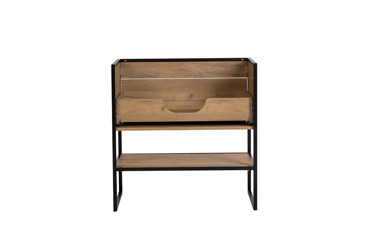 Skříňka pod umyvadlo Brooklyn 821 80 cm - dub craft industrialna Skříňka lazienkowa 