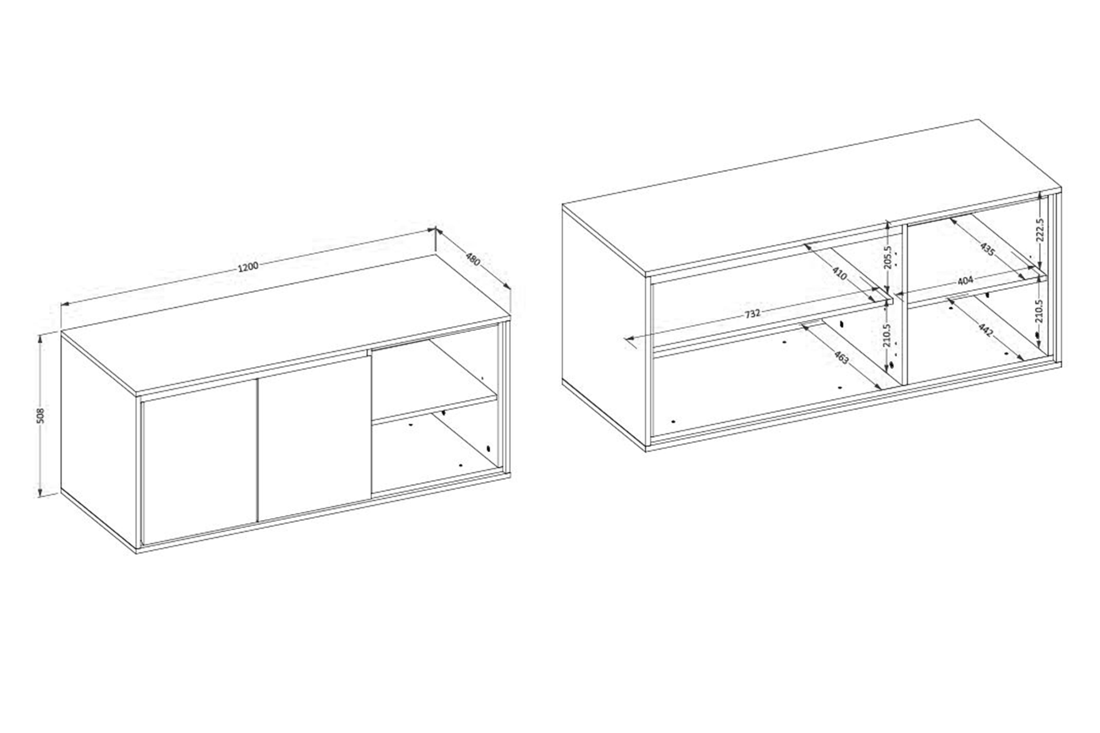 Závěsná skříňka pod umyvadlo Irvine 120 cm – bílá-černá / bílý lesk skříňka pod umywalke Irvine 120 cm závěsná - bílá-černá / bílá lesk