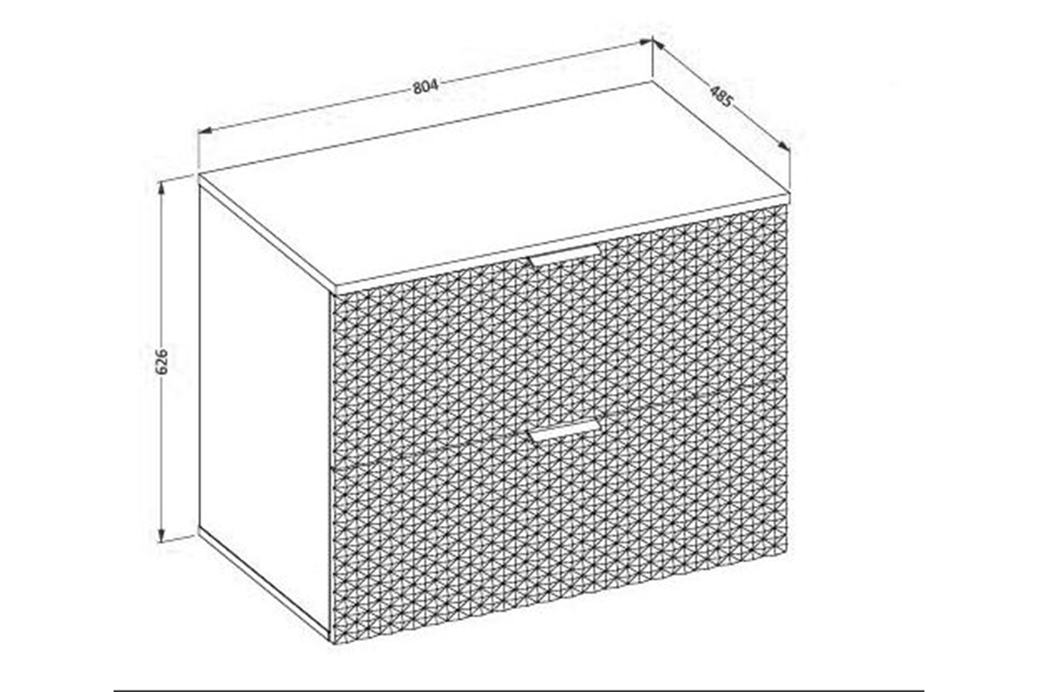 Závěsná umyvadlová skříňka Laura 80 cm se zásuvkami - černý onyx / černý pyramidický mat skříňka pod umywalke Laura 80 cm závěsná se zásuvkami - černá onyx / černá - piramidki