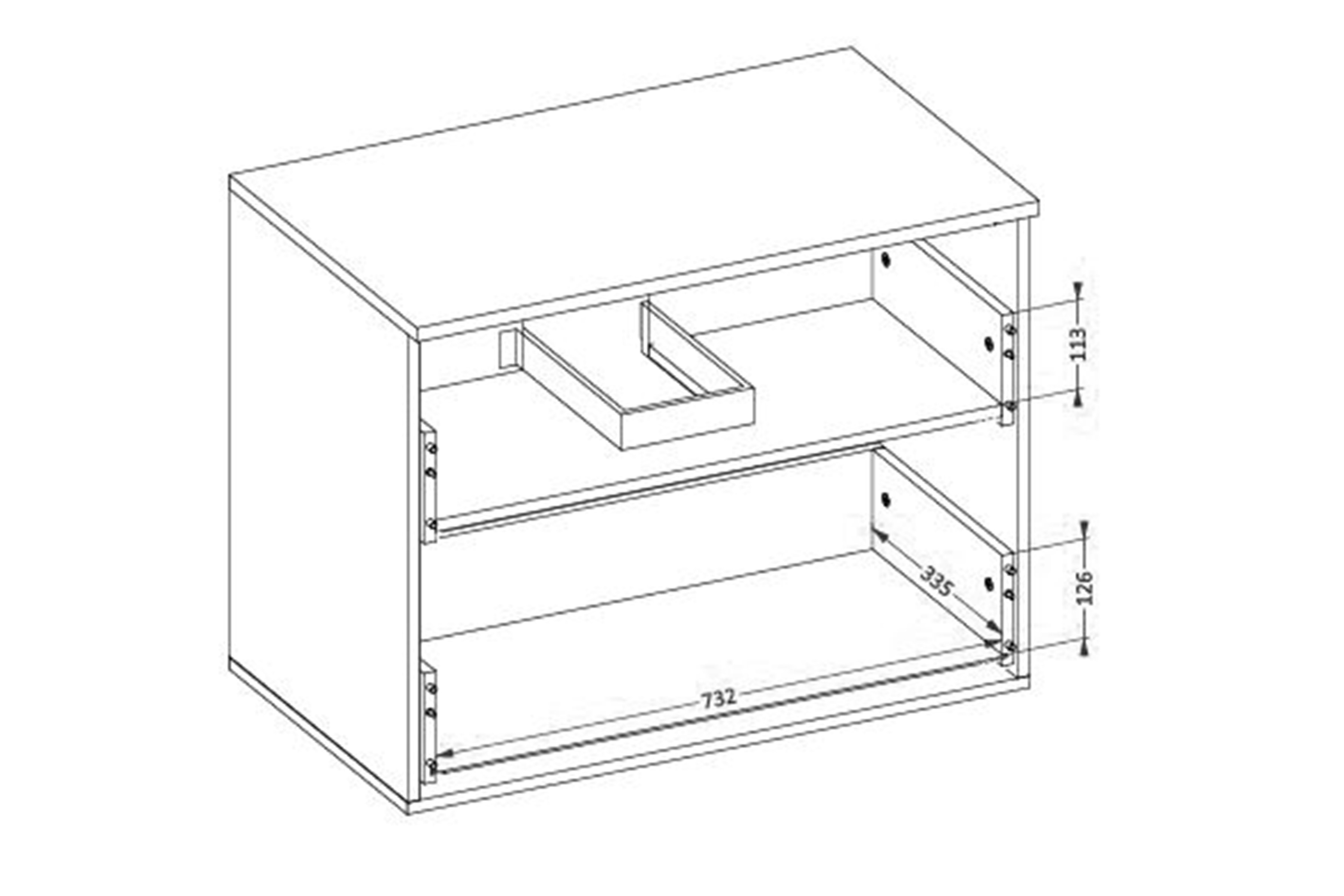 Závěsná umyvadlová skříňka Laura 80 cm se zásuvkami - černý onyx / černý pyramidický mat skříňka pod umywalke Laura 80 cm závěsná se zásuvkami - černá onyx / černá - piramidki
