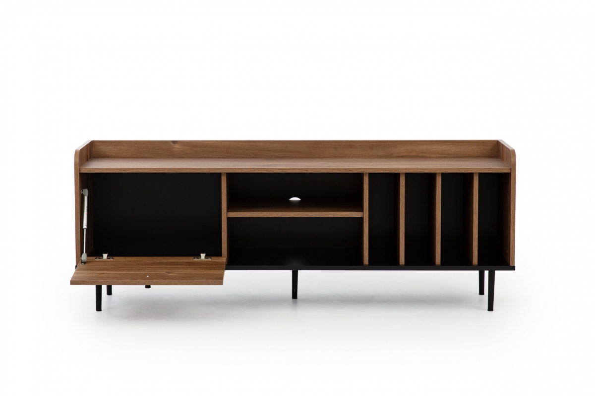 TV skříňka Kastelio 150 cm - brandy castello TV skříňka na czarych nogach