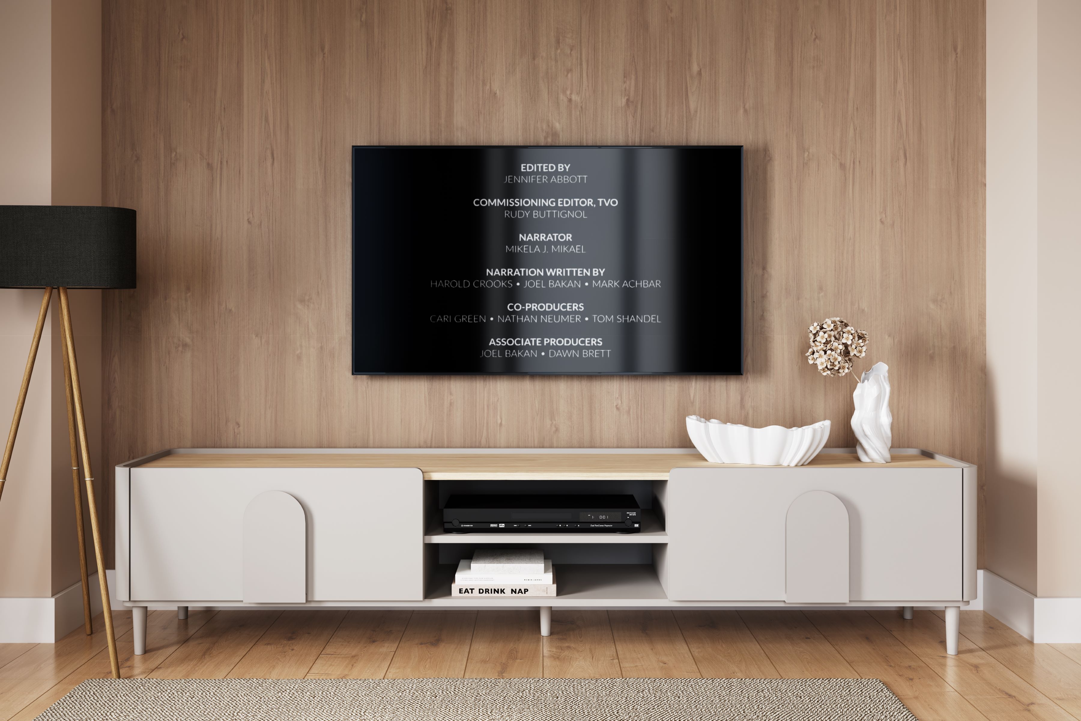 TV stolík Amilio 220 cm so zásuvkou - kašmír / olejovaný dub / úchytky kašmír TV skrinka Amilio 220 cm z szuflada na nôžkach - kašmír / Dub olejowany / úchyty kašmír