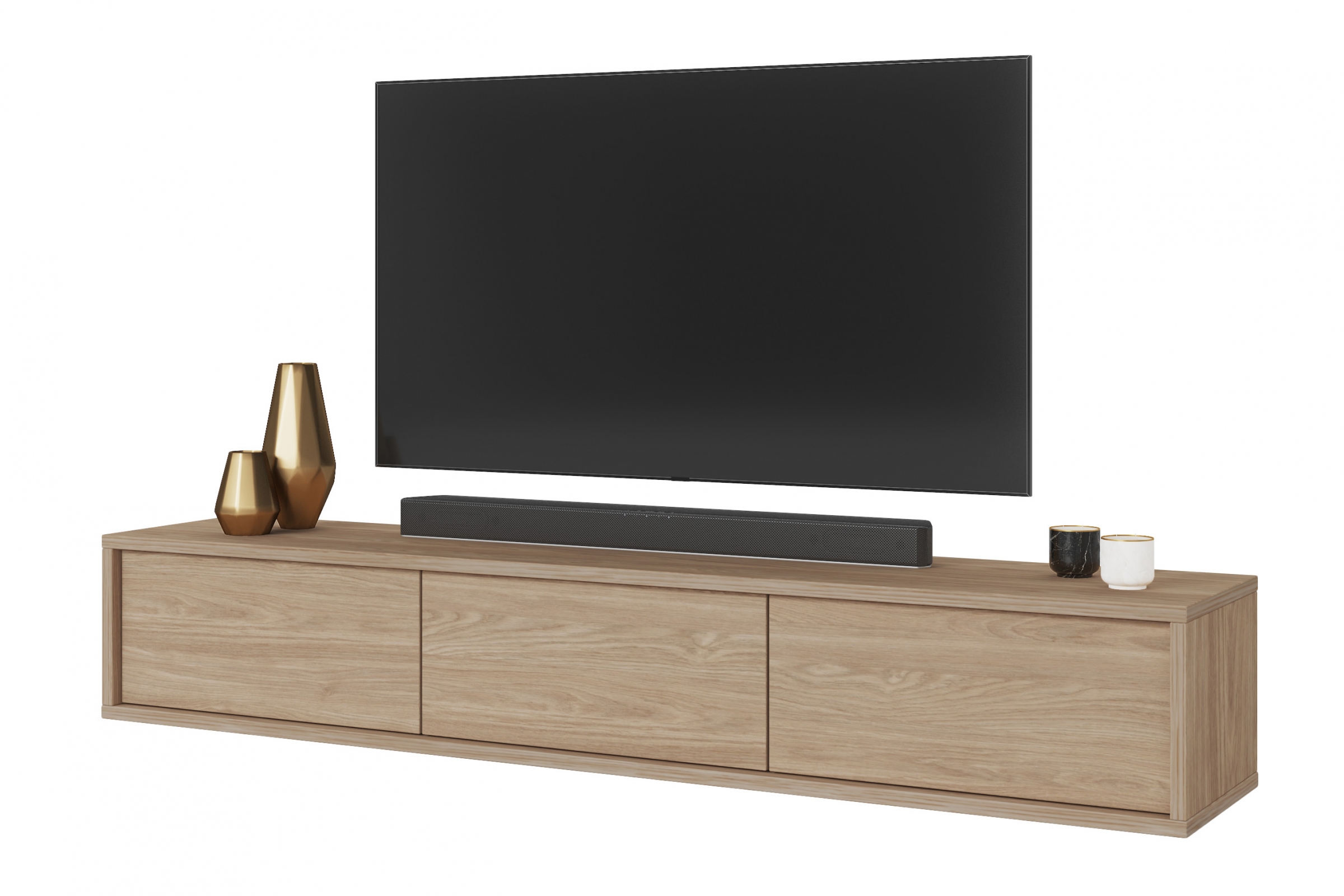 TV stolík Frida 180 cm - dub olejovaný TV skrinka Frida 38 - 180 cm - Dub olejowany