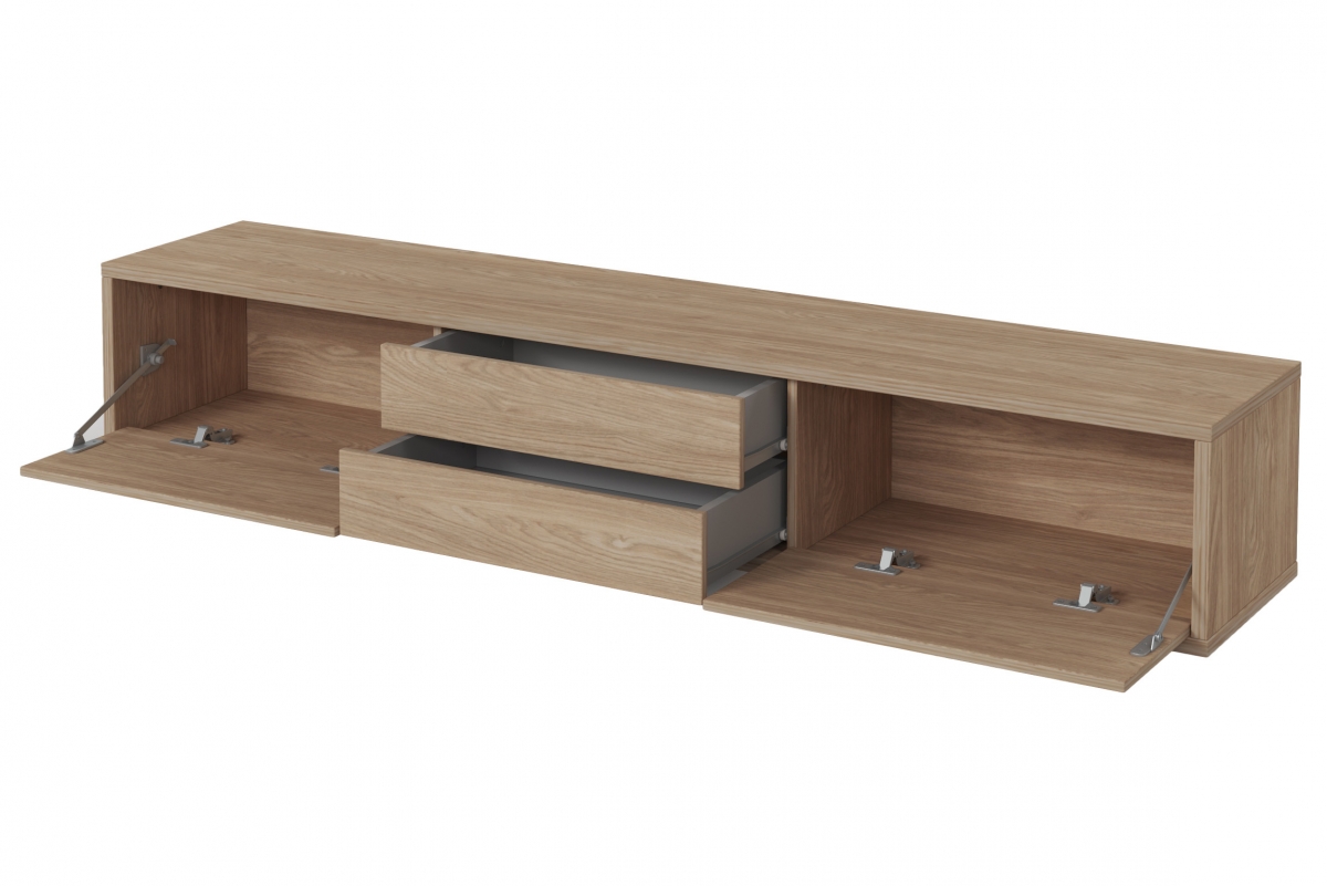 TV stolík Frida 180 cm so zásuvkami - dub olejovaný TV skrinka Frida 39 so zásuvkami 180 cm - Dub olejowany