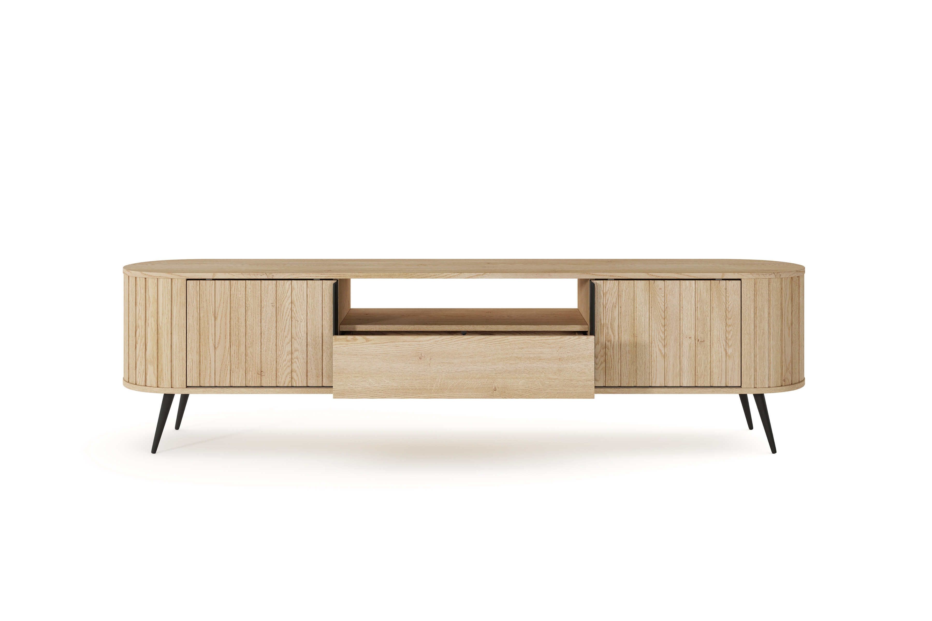 TV stolek Luvio 196 cm se zásuvkou - dub cremona skříňka RTV Luvio 196 cm z szuflada - dub cremona