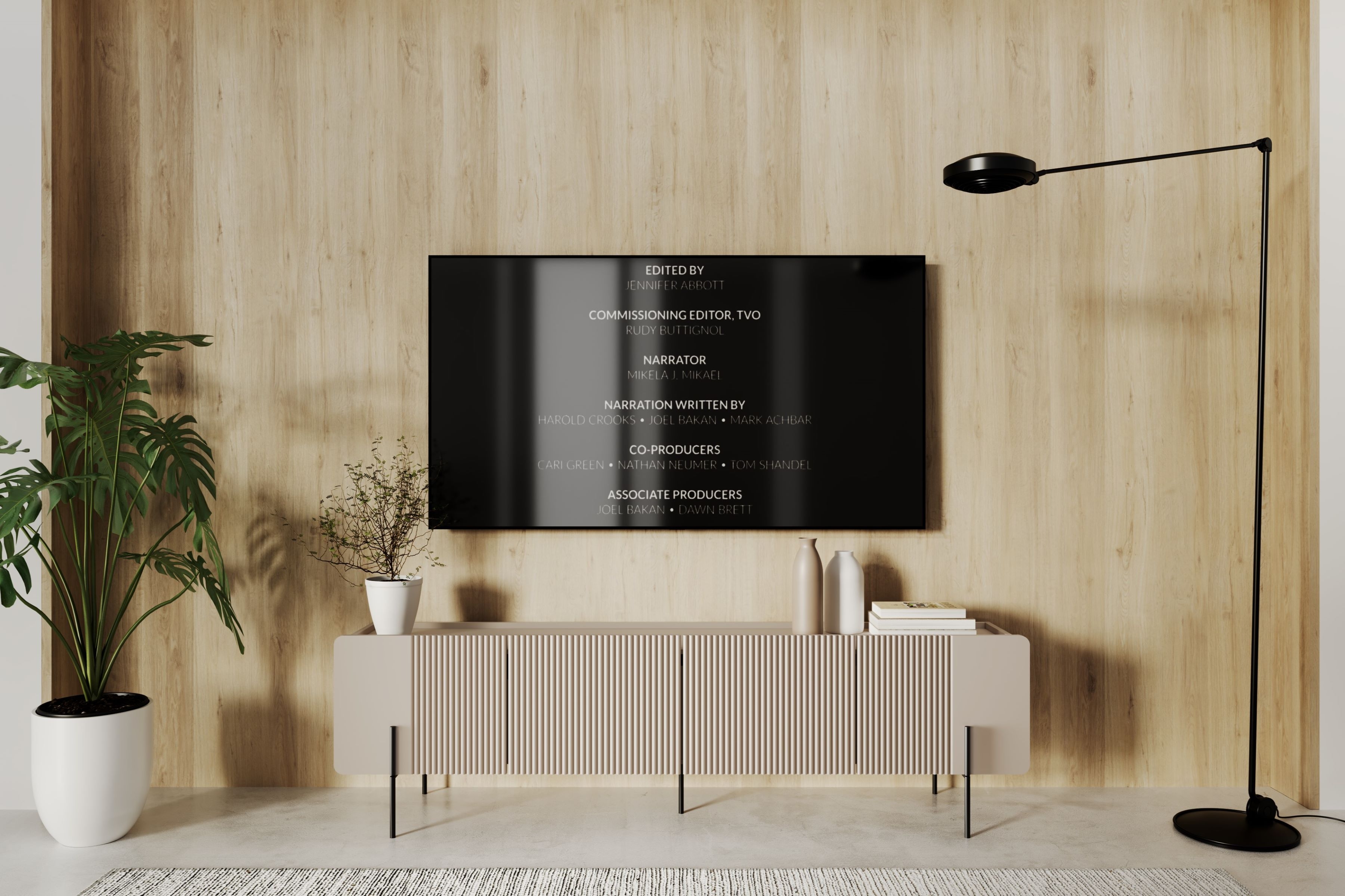 TV stolek Malmi 200 cm - kašmírová / černé nožky skříňka RTV Malmi 200 cm - kašmír / černá nozki