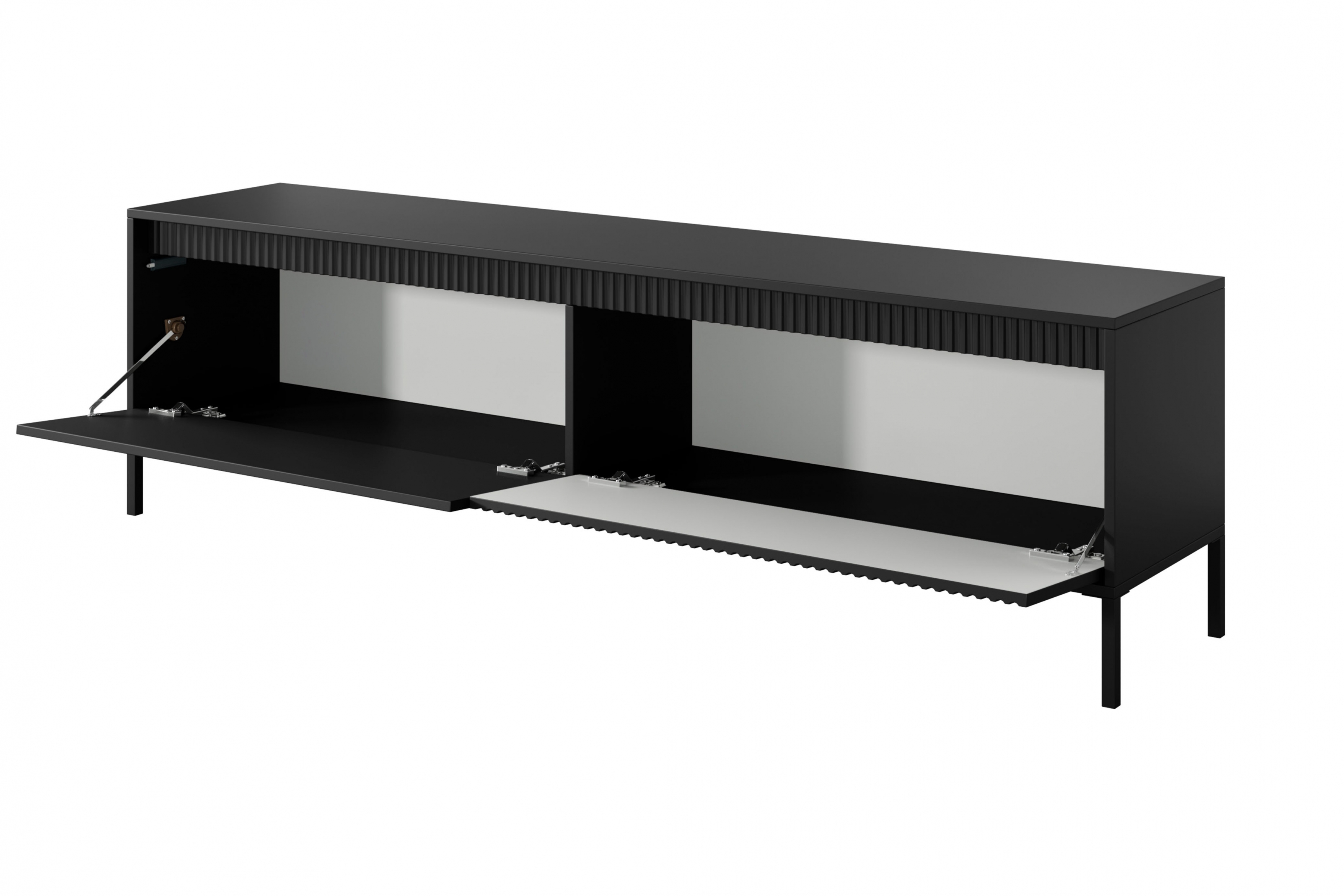 TV stolek Sanos 187 cm - černý Skříňka RTV Sanos 187 cm - Černá