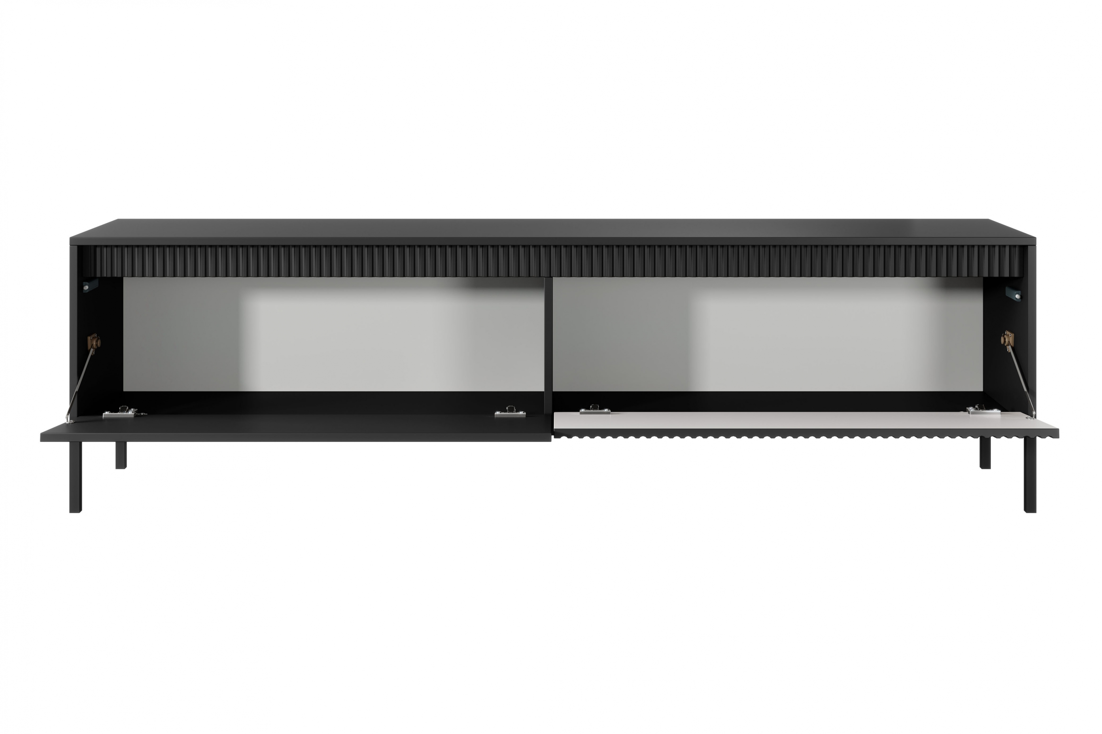 TV stolek Sanos 187 cm - černý Skříňka RTV Sanos 187 cm - Černá