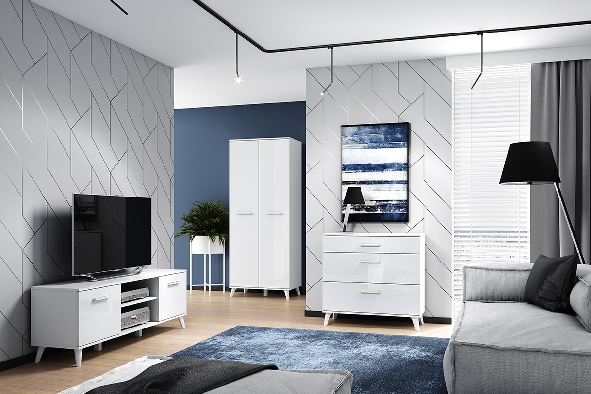 TV skrinka Beten TV skrinka na wysokich nogach