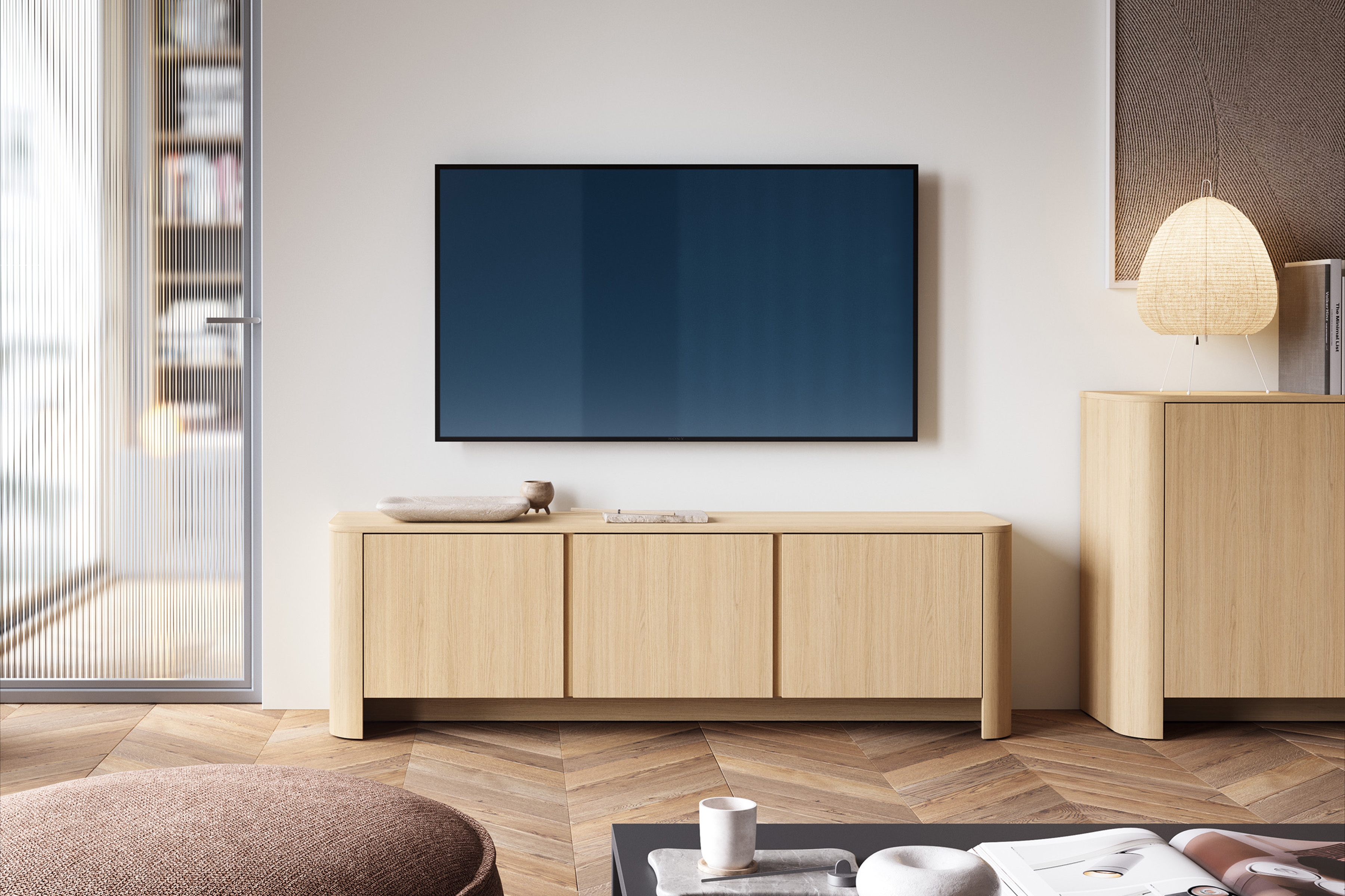 TV stolík Sorrenti 168 cm - dub vicenza TV skrinka Sorrenti 168 cm - Dub vicenza