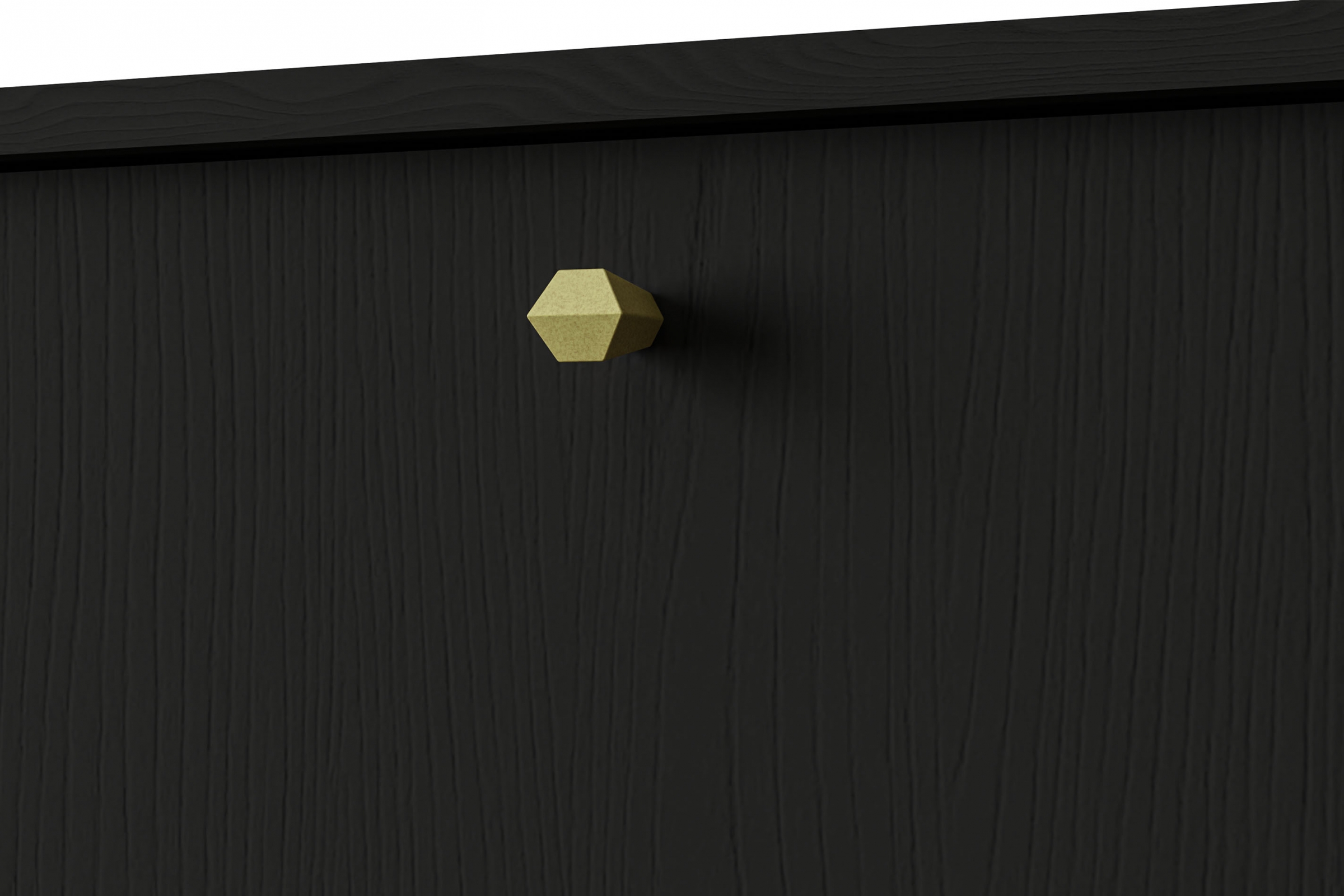 Závěsný TV stolek Lotina IV 180 cm 2K1S se zásuvkou - grafitově černý skříňka RTV závěsná Lotina IV 2K1S z szuflada 180 cm - černá grafit