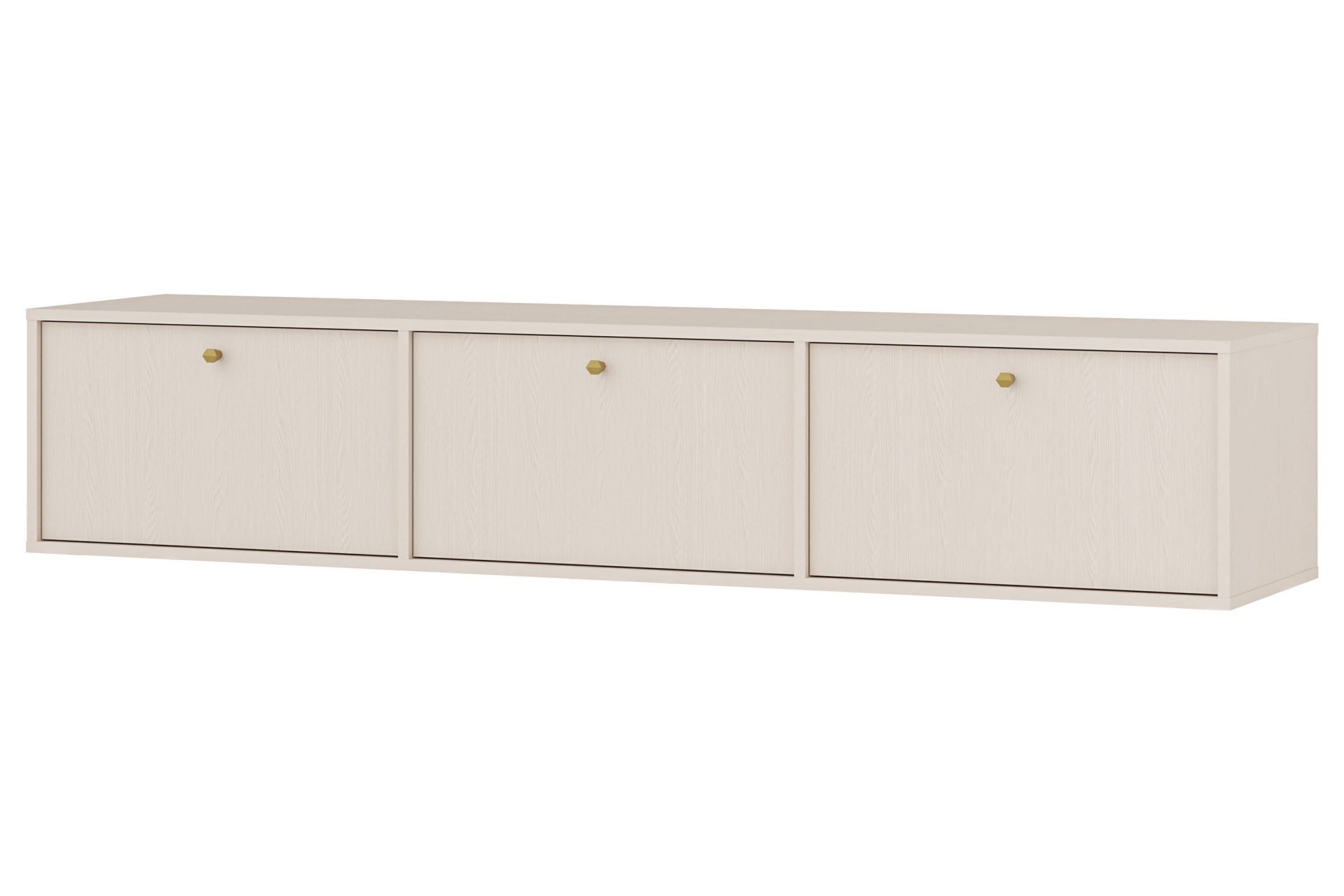 Závěsný TV stolek Lotina IV 180 cm 3K - pískově béžový Skříňka RTV závěsná Lotina IV 3K - 180 cm - béžová Pískový