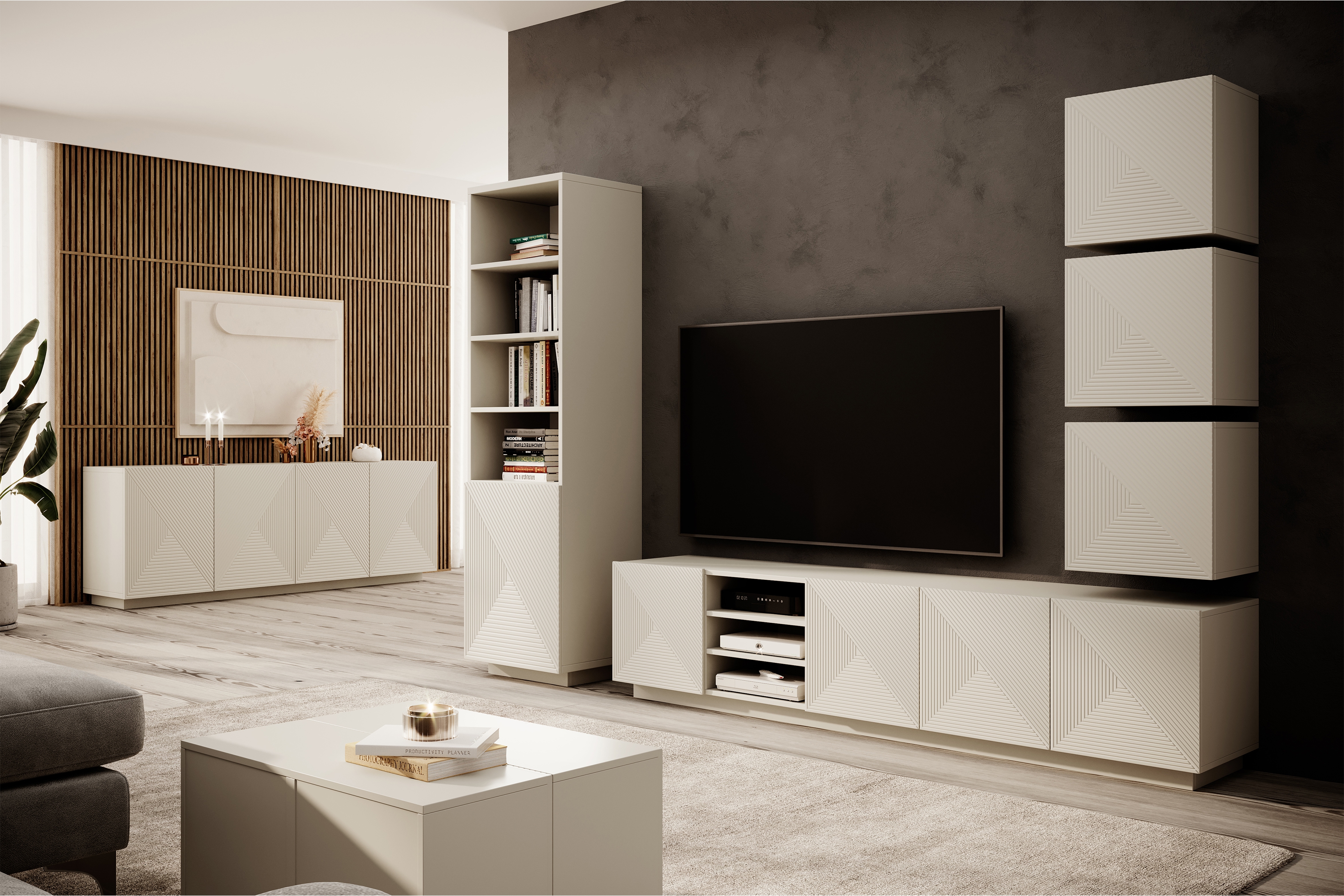 Závěsná skříňka Asha 40 cm - kašmír Skříňka závěsná Asha 40 cm - kašmír