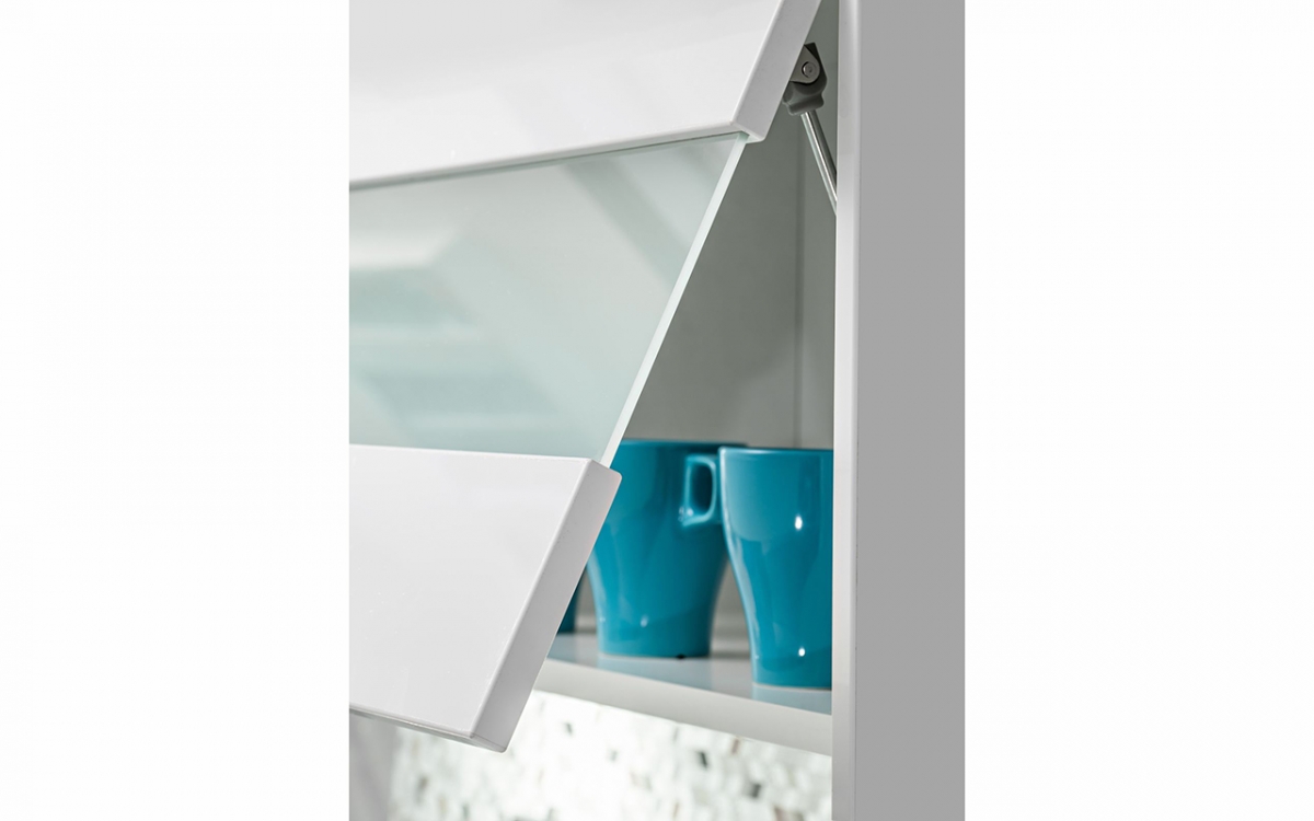 Závesná kuchynská skrinka Campari WOW90/72 dvojdverová so sklenenými dvierkami Skrinka závesná Kuchynská Campari WOW 90/72 dvojdverová z witrynami