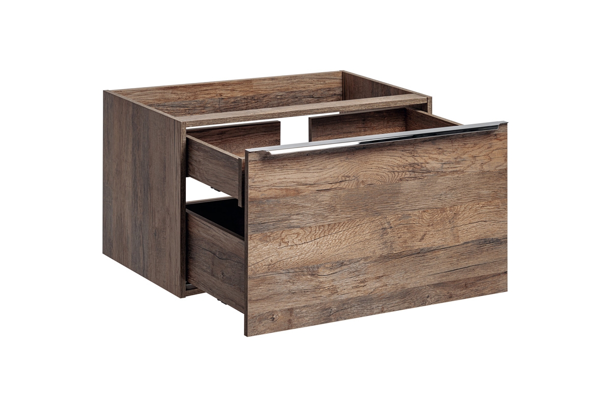 Závěsná skříňka pod umyvadlo Santa Fe Oak 80 cm - dub Santa Fe vintage mebel do lazienki santa fe oak 