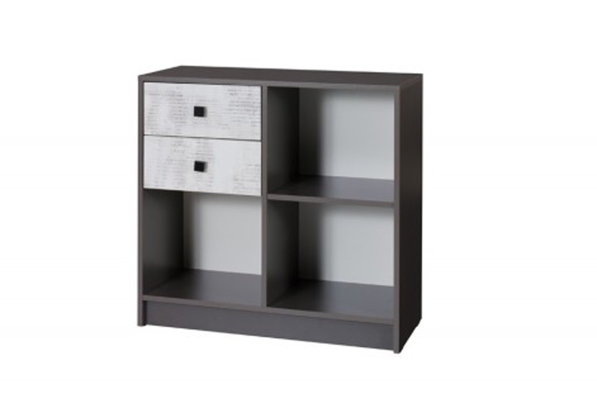 Skrinka so zásuvkami David 13 L/P Grafit/Enigma Skrinka so zásuvkami David 13 L/P Grafit/Enigma - ľavá