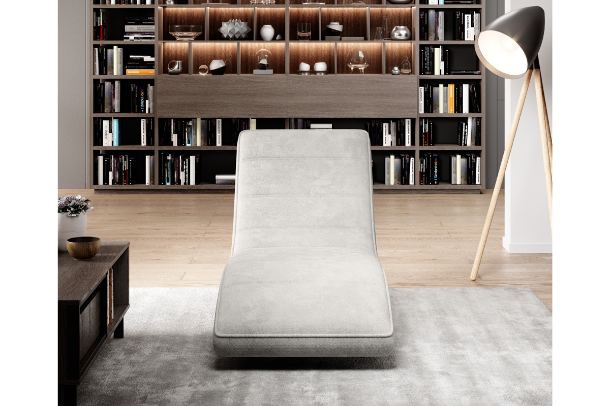  Relaxačné kreslo MT - šedé / tkanina Evolution 15 Silver Leňoška do pokou dzienengo 