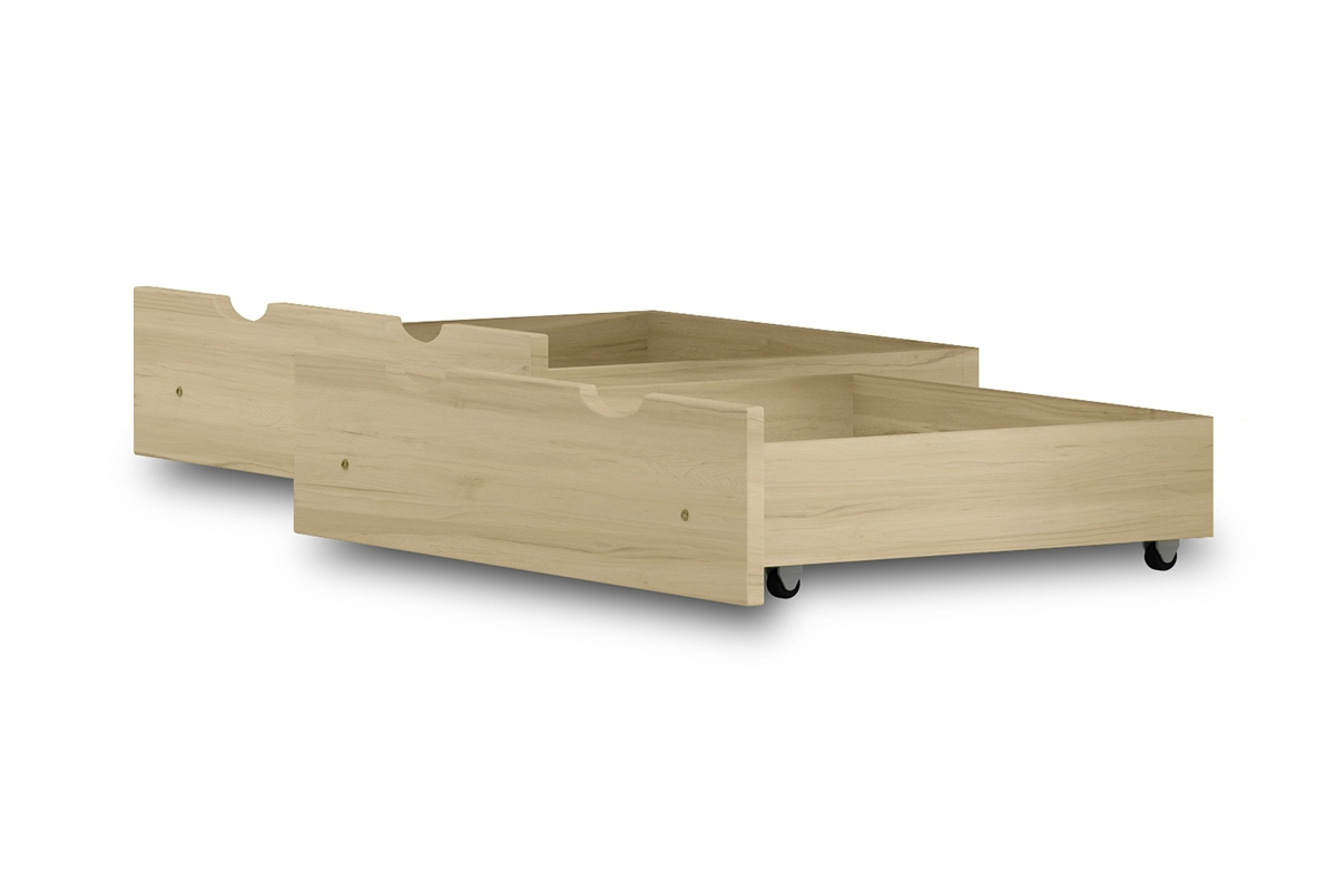 Dvojitá drevená zásuvka Nati szuflada sosnowa