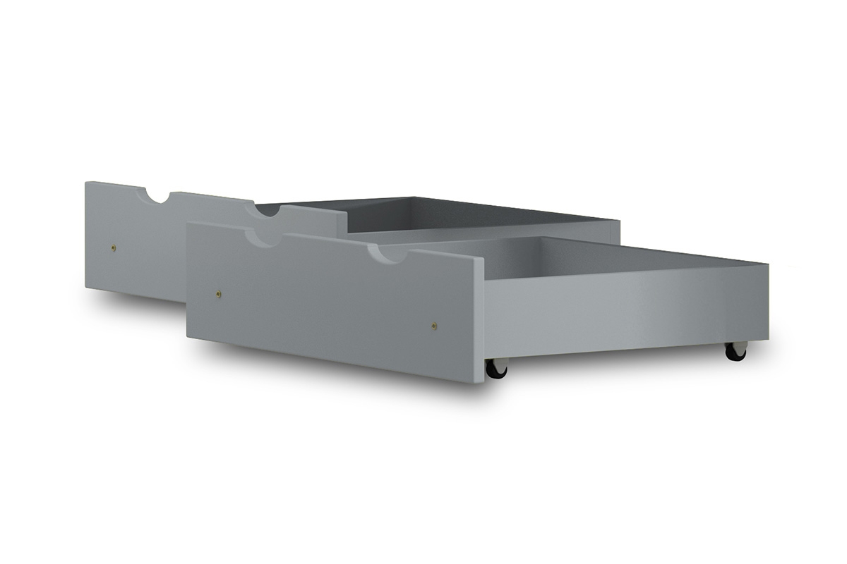 Dvojitá drevená zásuvka Nati popielate szuflady