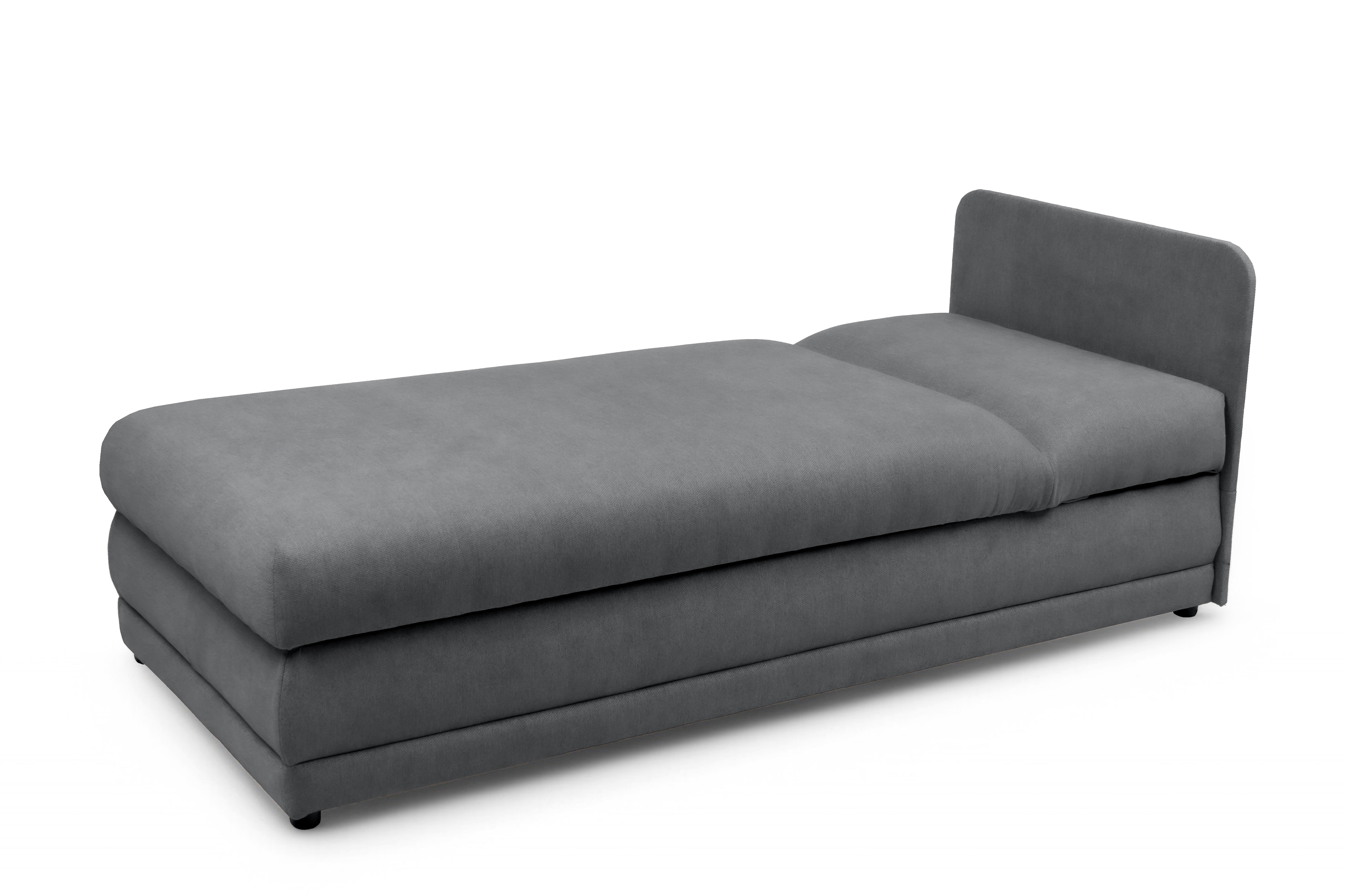 Detská pohovka jednolôžkova Kodil I S vnútorným úložným priestorom- šedá plecionka Ado 1614 Gargoyle Detská pohovka jednolôžkova Kodil I S vnútorným úložným priestorom - šedá plecionka Ado 1614 Gargoyle