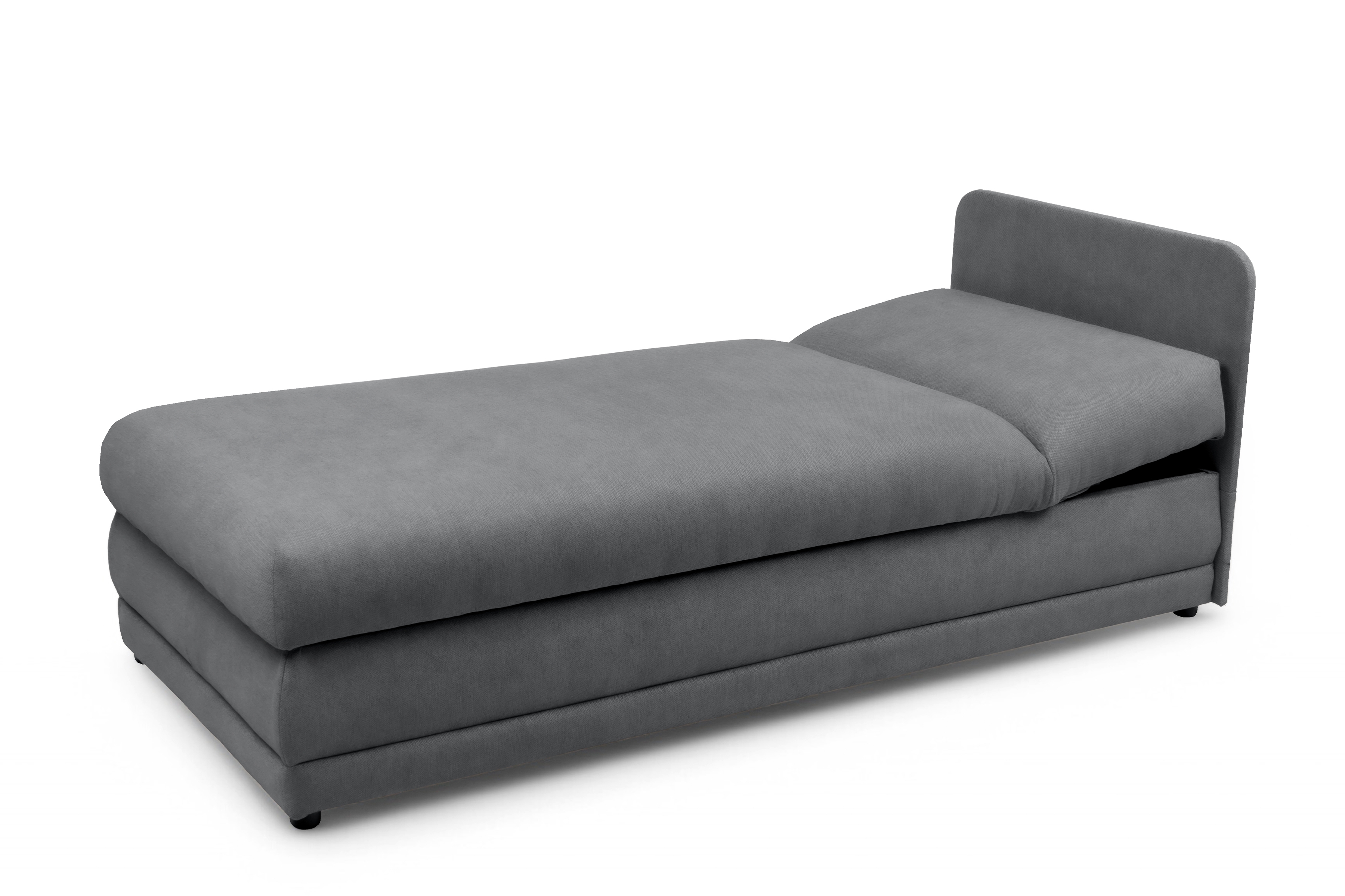 Detská pohovka jednolôžkova Kodil I S vnútorným úložným priestorom- šedá plecionka Ado 1614 Gargoyle Detská pohovka jednolôžkova Kodil I S vnútorným úložným priestorom - šedá plecionka Ado 1614 Gargoyle