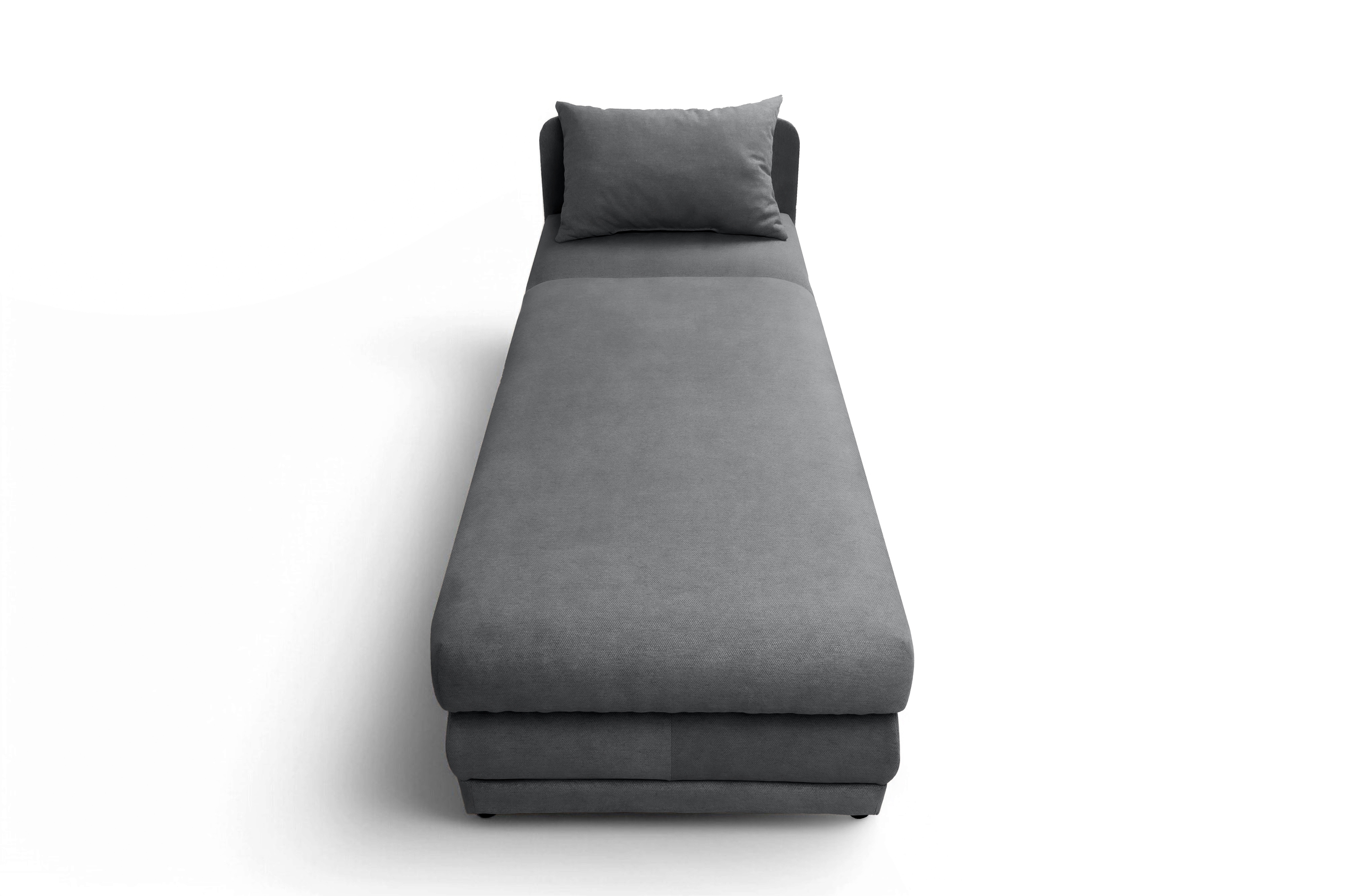 Detská pohovka jednolôžkova Kodil I S vnútorným úložným priestorom- šedá plecionka Ado 1614 Gargoyle Detská pohovka jednolôžkova Kodil I S vnútorným úložným priestorom - šedá plecionka Ado 1614 Gargoyle