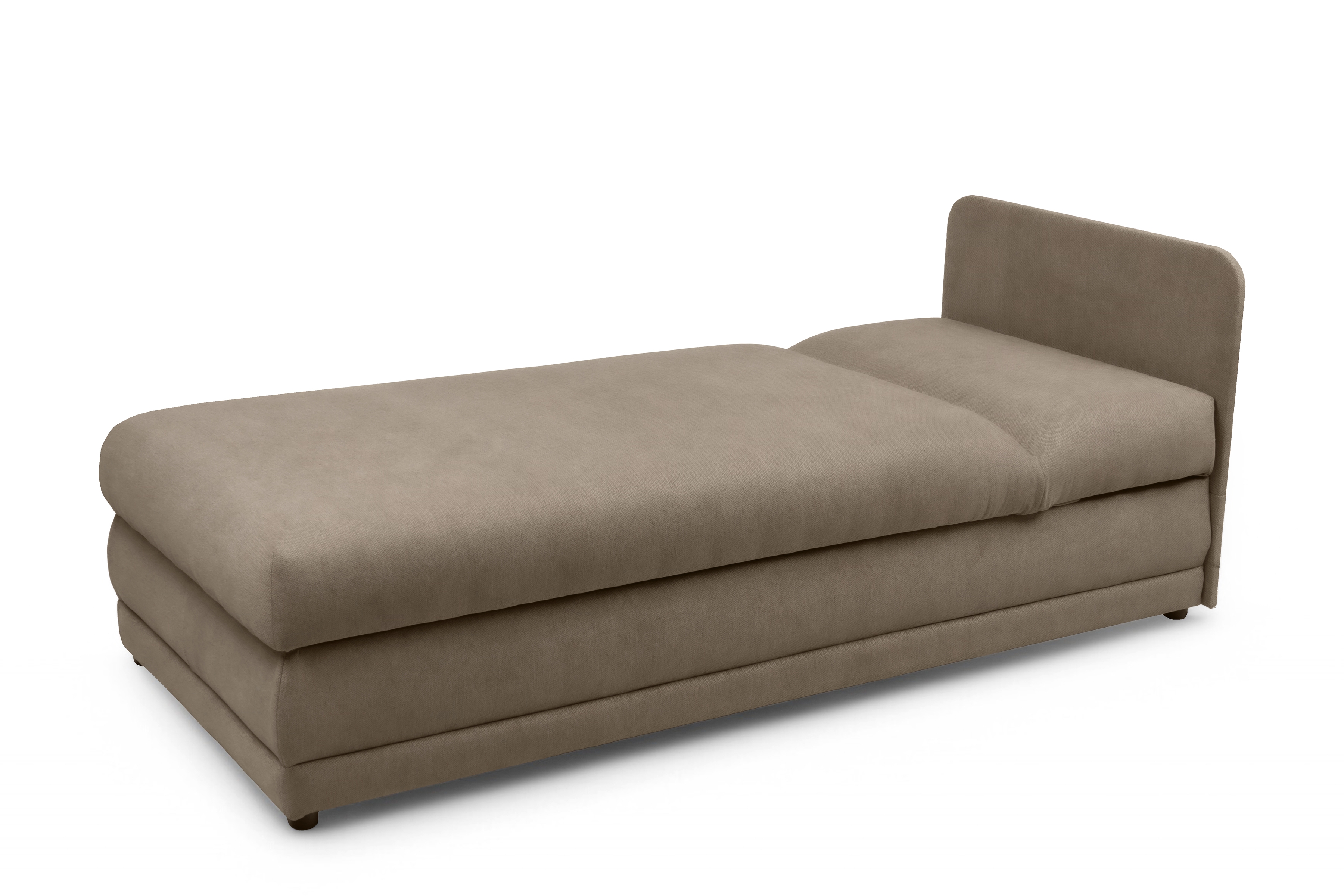 Detská pohovka Kodil I s úložným priestorom – béžová pletená látka Ado 1603 Vlašský orech Detská pohovka jednolôžkova Kodil I S vnútorným úložným priestorom- Béžová plecionka Ado 1603 vlašský orech