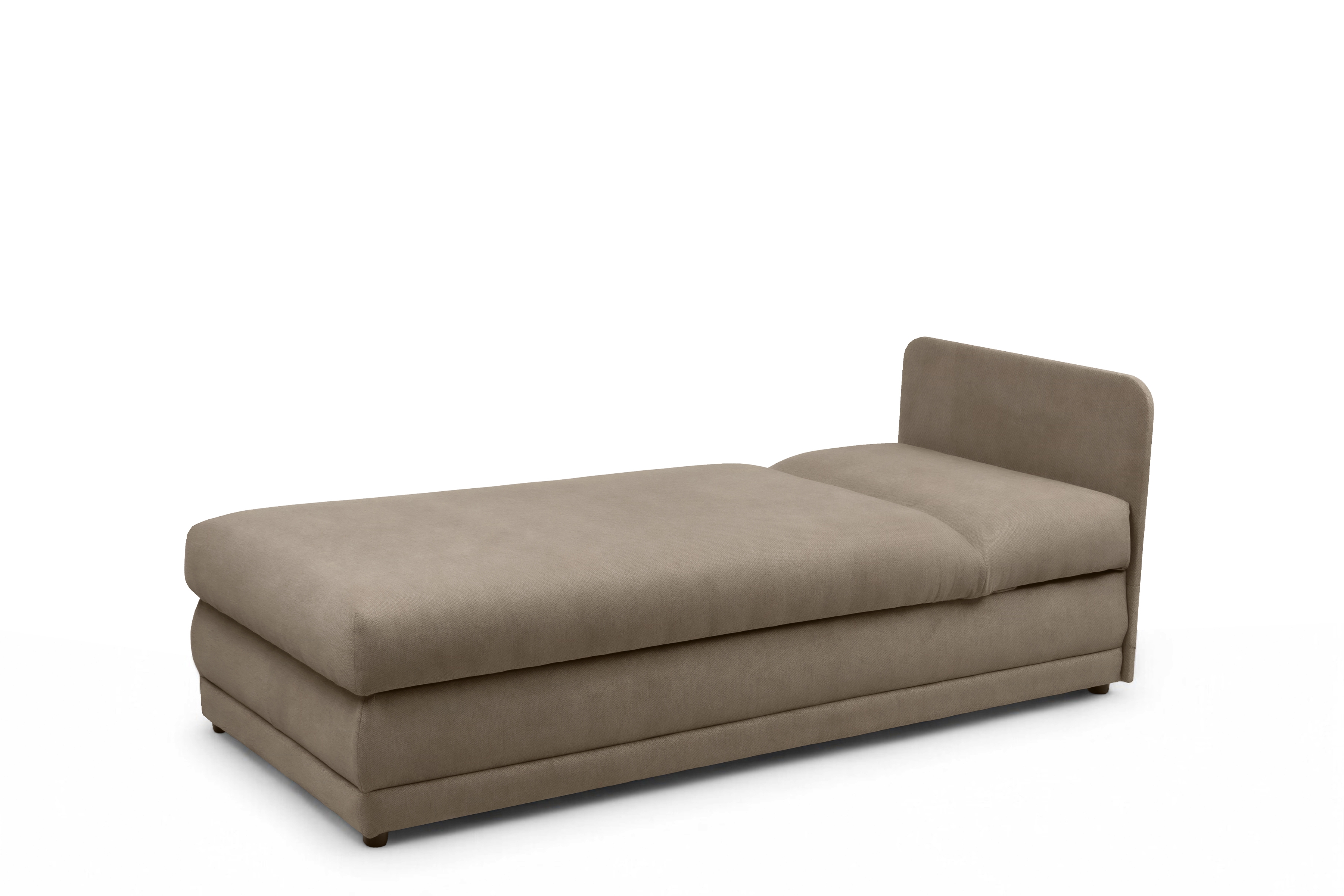 Detská pohovka Kodil I s úložným priestorom – béžová pletená látka Ado 1603 Vlašský orech Detská pohovka jednolôžkova Kodil I S vnútorným úložným priestorom- Béžová plecionka Ado 1603 vlašský orech