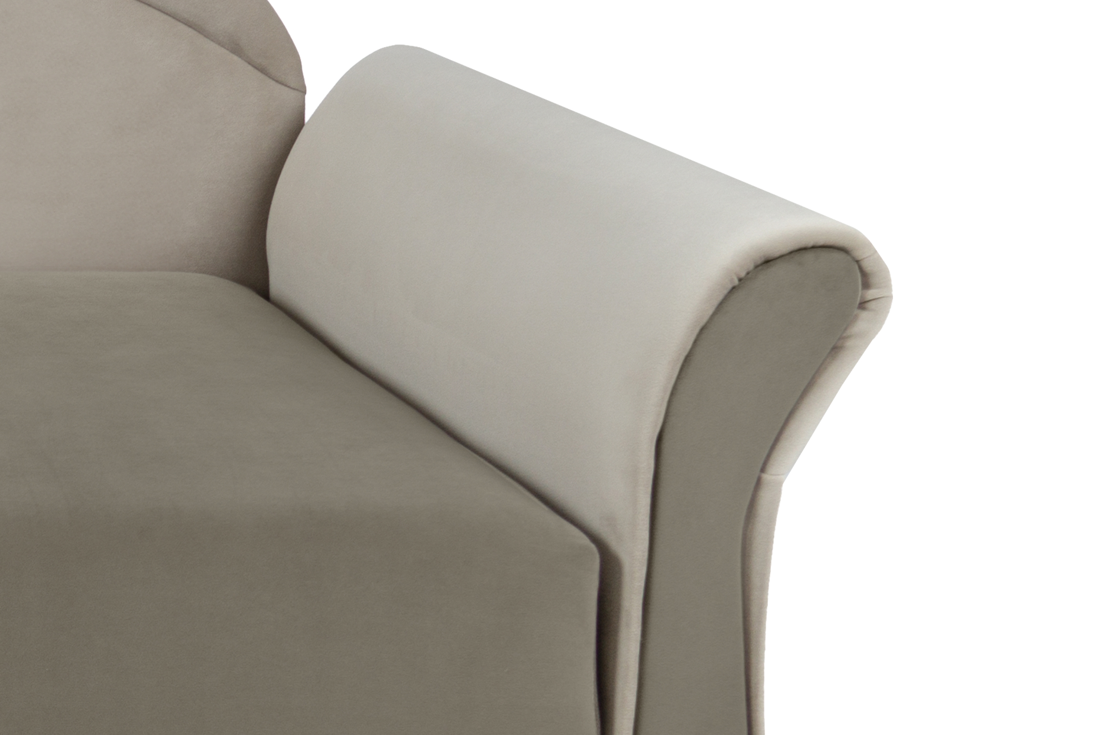 Válenda s úložným prostorem Marek pravá - béžová Velluto 2 + 3 Dětská pohovka/postel pravá strana jednoosobowe s úložným prostorem Marek - samet Velluto 2 + 3 