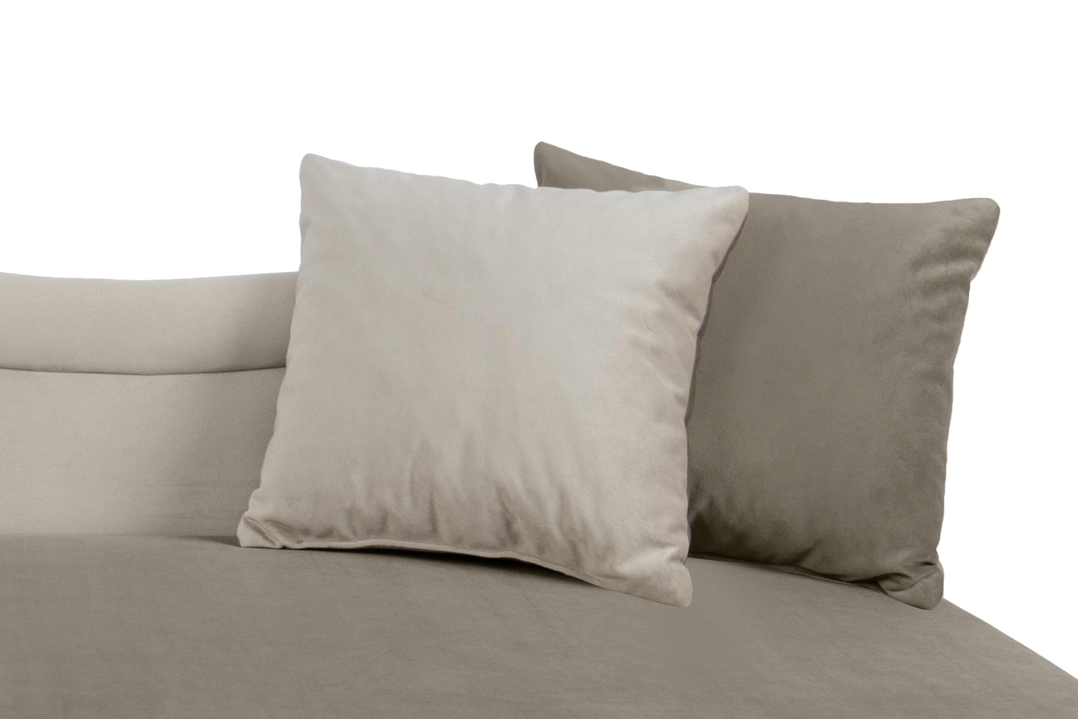 Válenda s úložným prostorem Marek pravá - béžová Velluto 2 + 3 Dětská pohovka/postel pravá strana jednoosobowe s úložným prostorem Marek - samet Velluto 2 + 3 