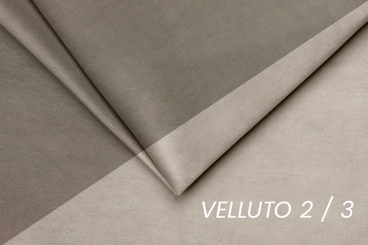 Válenda s úložným prostorem Marek pravá - béžová Velluto 2 + 3 Válenda/Postel pravá jednomístné s úložným prostorem Marek - samet Velluto 2 + 3