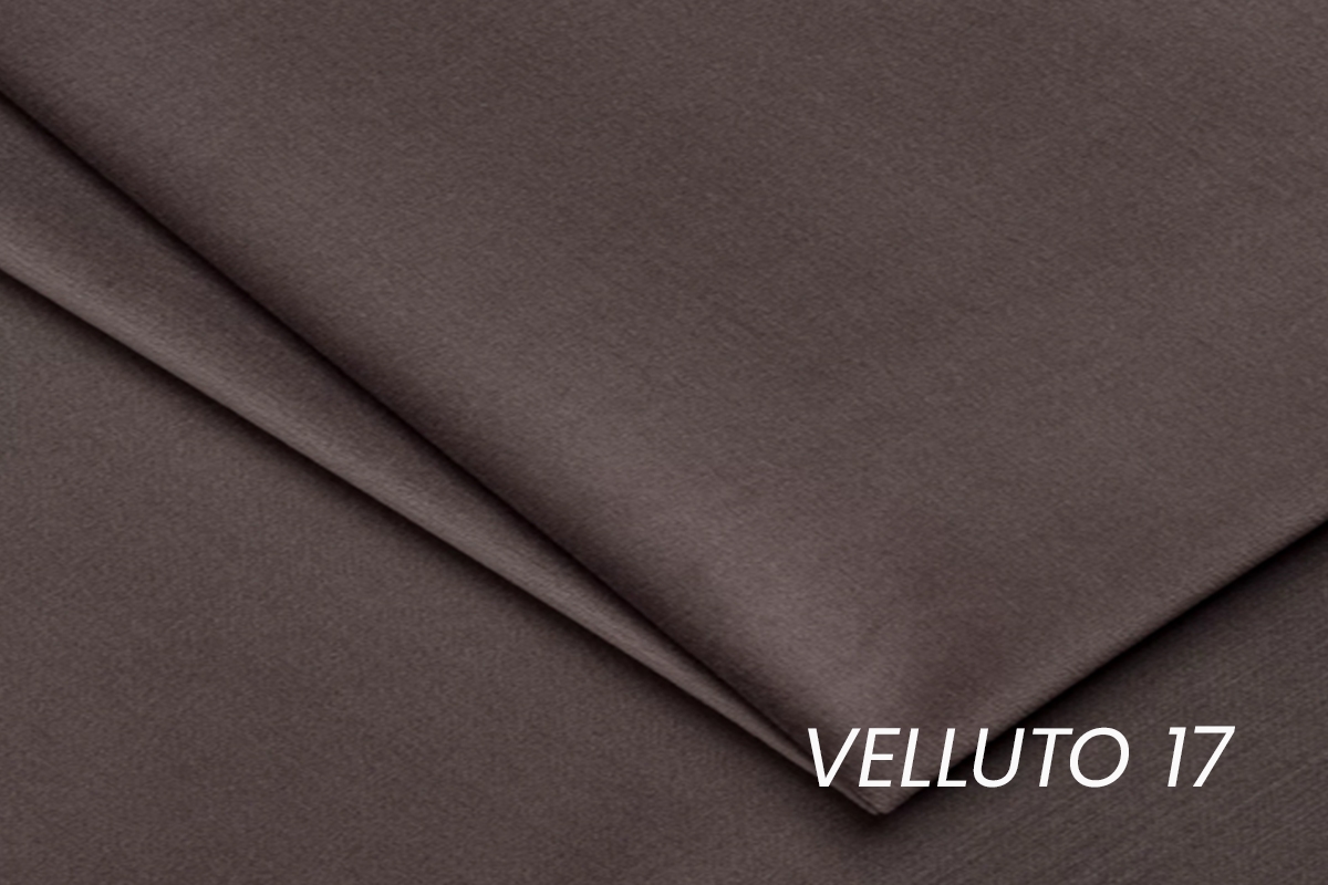 Váľanda Matej s úložným priestorom pravá - 200x80 cm - hnedý velúr Velluto 17 Detská pohovka/posteľ pravá strana rozkladany s úložným priestorom Maciek - Hnedý zamat Velluto 17