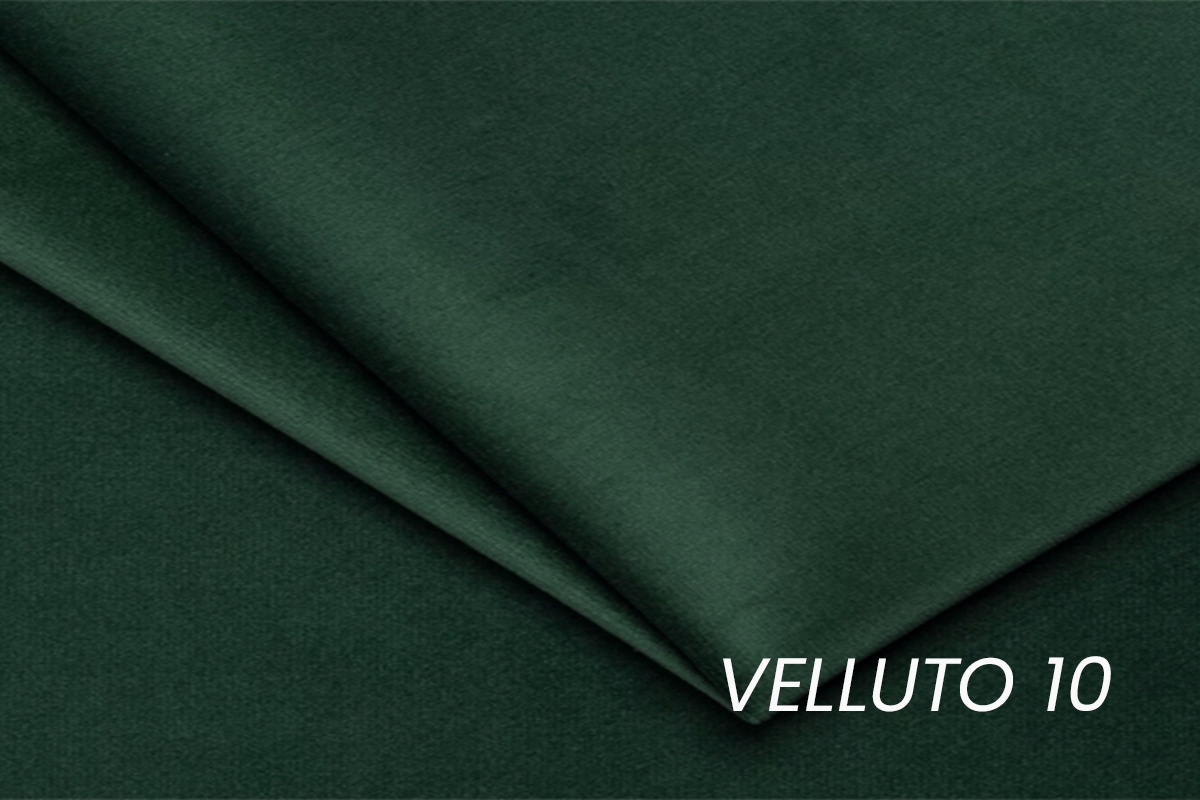 Váľanda Matej s úložným priestorom pravá - 200x80 cm - zelený velúr Velluto 10 Detská pohovka/posteľ pravá strana rozkladany s úložným priestorom Maciek - Zelený zamat Velluto 10