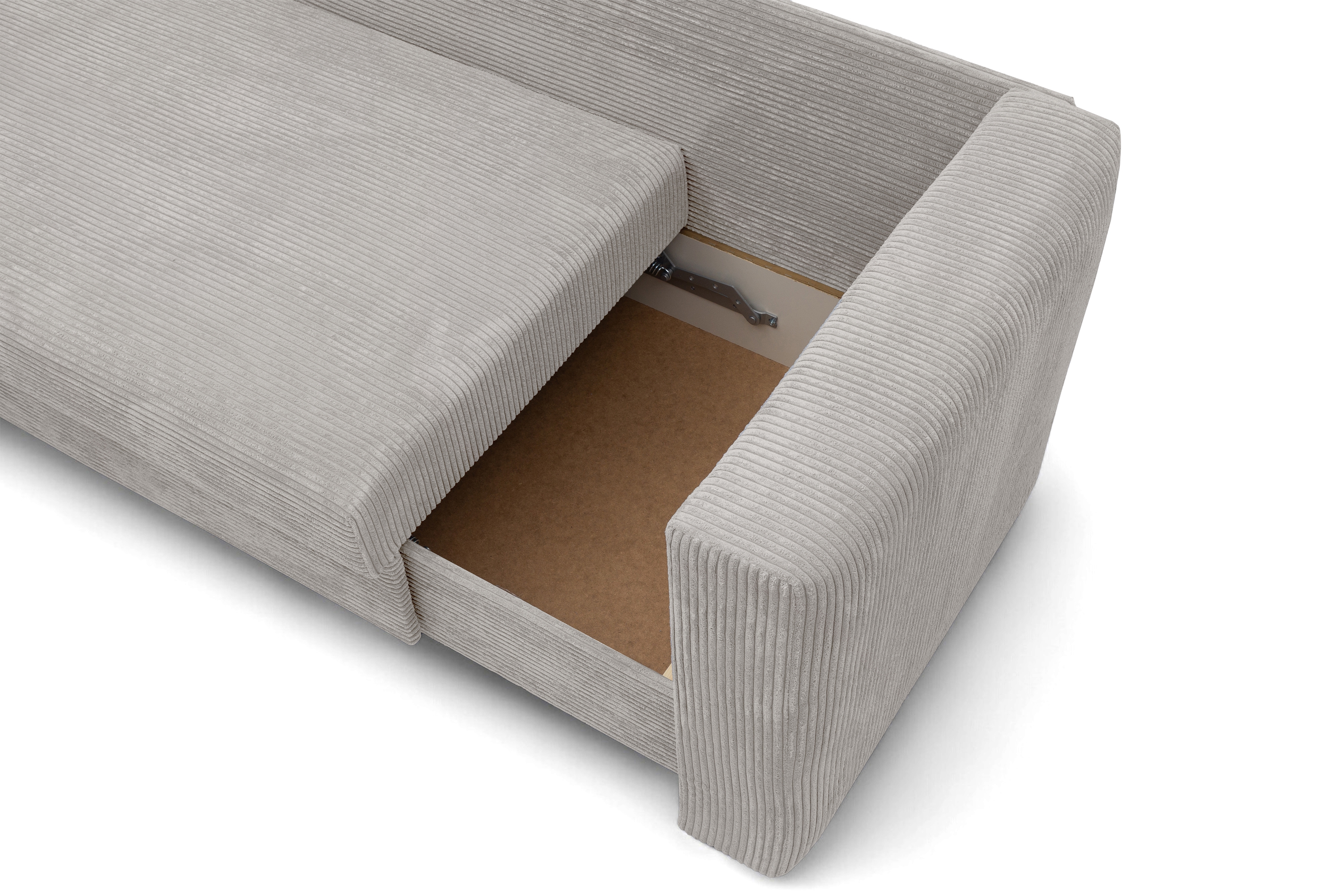 Detská pohovka/posteľ rozkladany Maciek Ľavá strana - béžový MENČESTER Lincoln 83 Detská pohovka/posteľ rozkladany s úložným priestorom Maciek Ľavá strana - béžový MENČESTER Lincoln 83