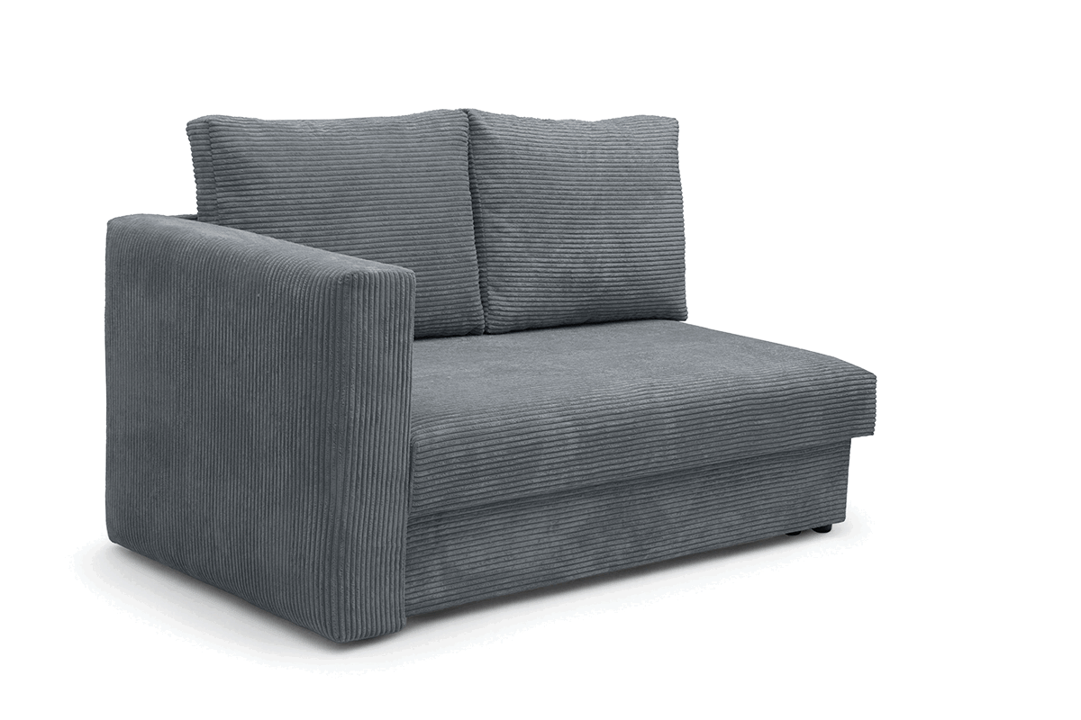 Váľanda Matej s úložným priestorom ľavá - 200x80 cm - sivý menčester Lincoln 85 Detská pohovka/posteľ rozkladany s úložným priestorom Maciek Ľavá strana - šedý MENČESTER Lincoln 85