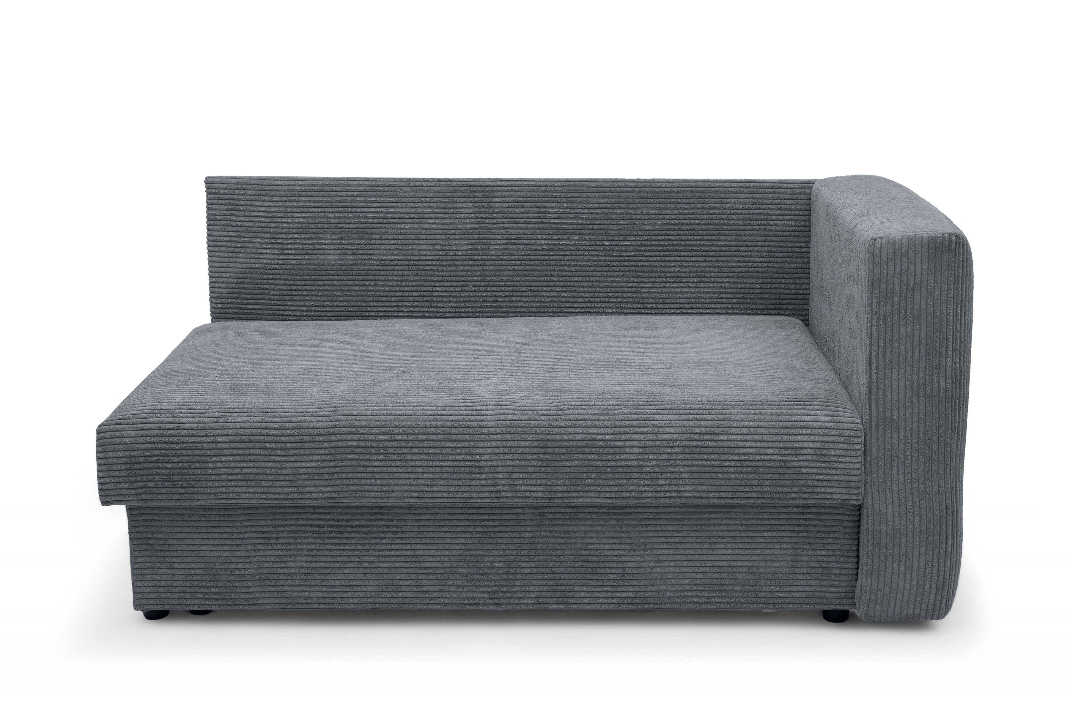 Váľanda Matej s úložným priestorom ľavá - 200x80 cm - sivý menčester Lincoln 85 Detská pohovka/posteľ rozkladany s úložným priestorom Maciek Ľavá strana - šedý MENČESTER Lincoln 85