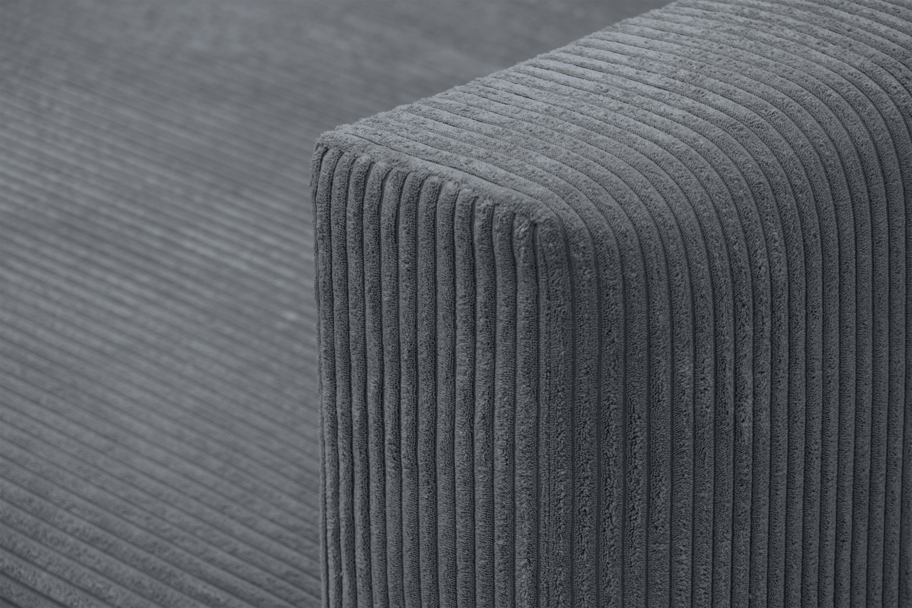 Váľanda Matej s úložným priestorom ľavá - 200x80 cm - sivý menčester Lincoln 85 Detská pohovka/posteľ rozkladany s úložným priestorom Maciek Ľavá strana - šedý MENČESTER Lincoln 85