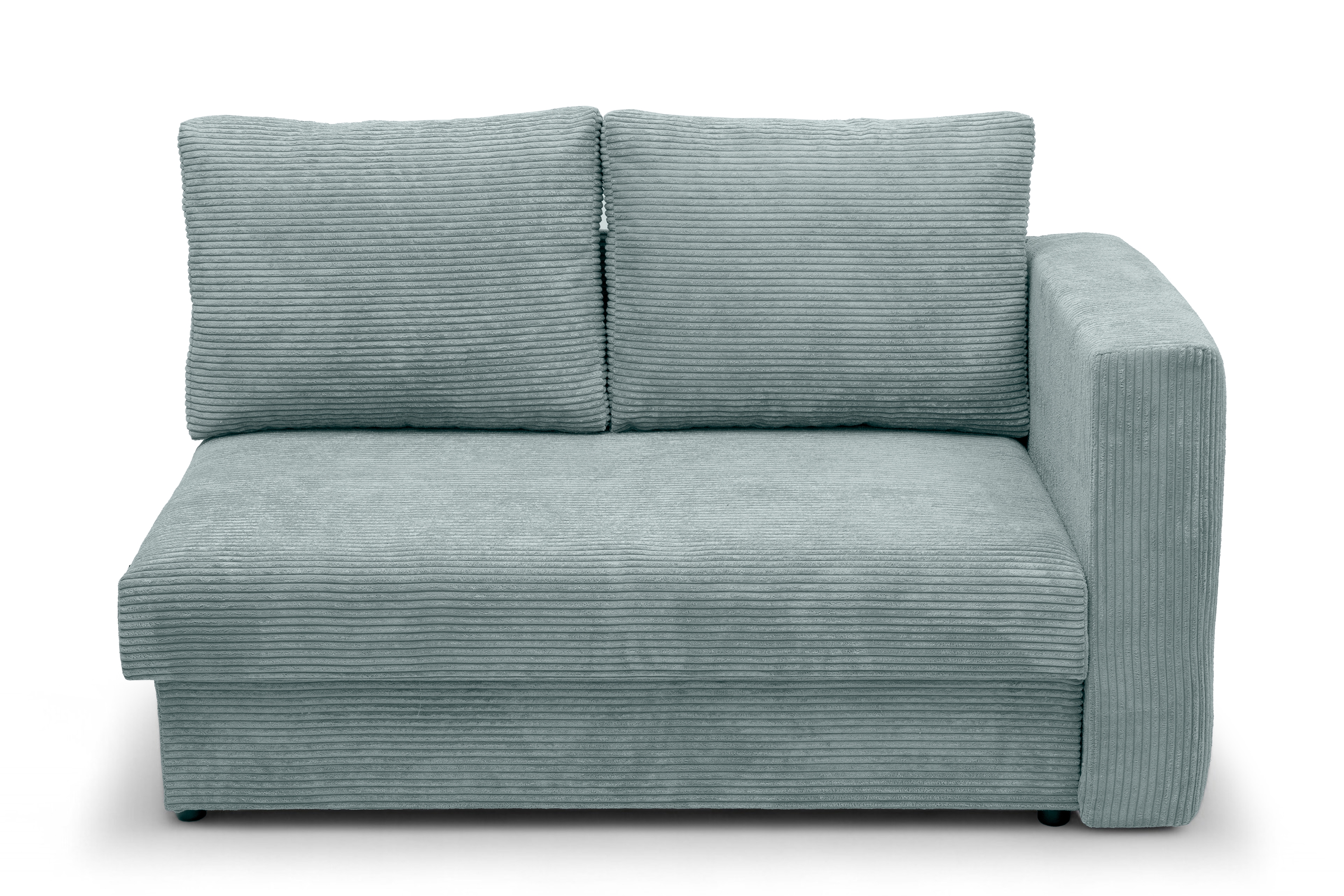 Váľanda Matej s úložným priestorom ľavá - 200x80 cm - zelený menčester Lincoln 72 Detská pohovka/posteľ rozkladany s úložným priestorom Maciek Ľavá strana - Zelený MENČESTER Lincoln 72