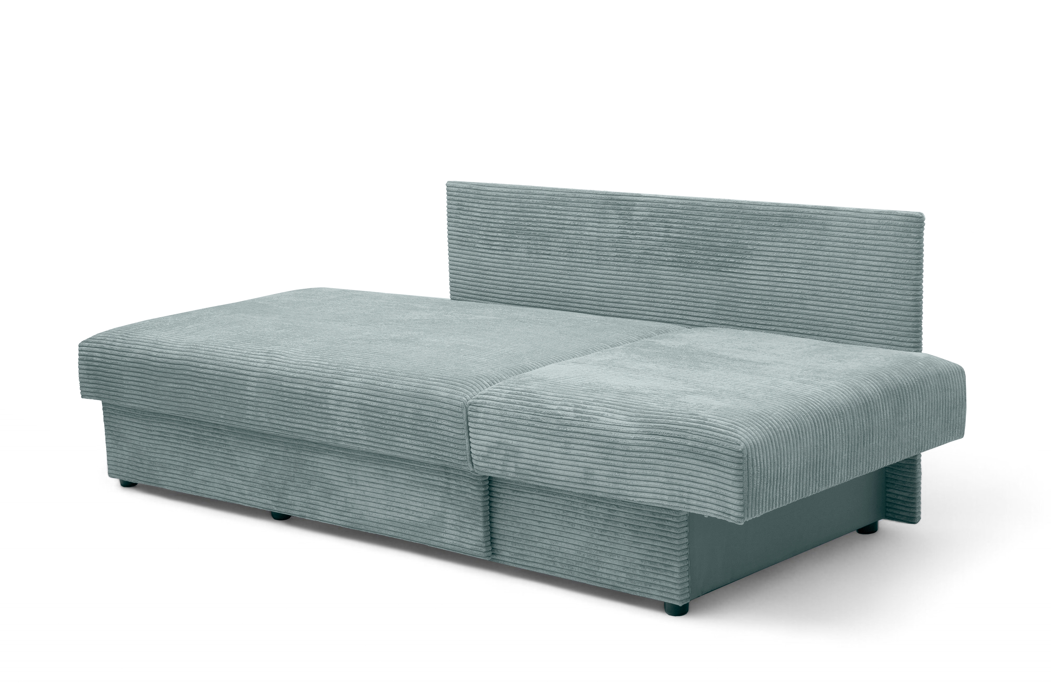 Váľanda Matej s úložným priestorom ľavá - 200x80 cm - zelený menčester Lincoln 72 Detská pohovka/posteľ rozkladany s úložným priestorom Maciek Ľavá strana - Zelený MENČESTER Lincoln 72