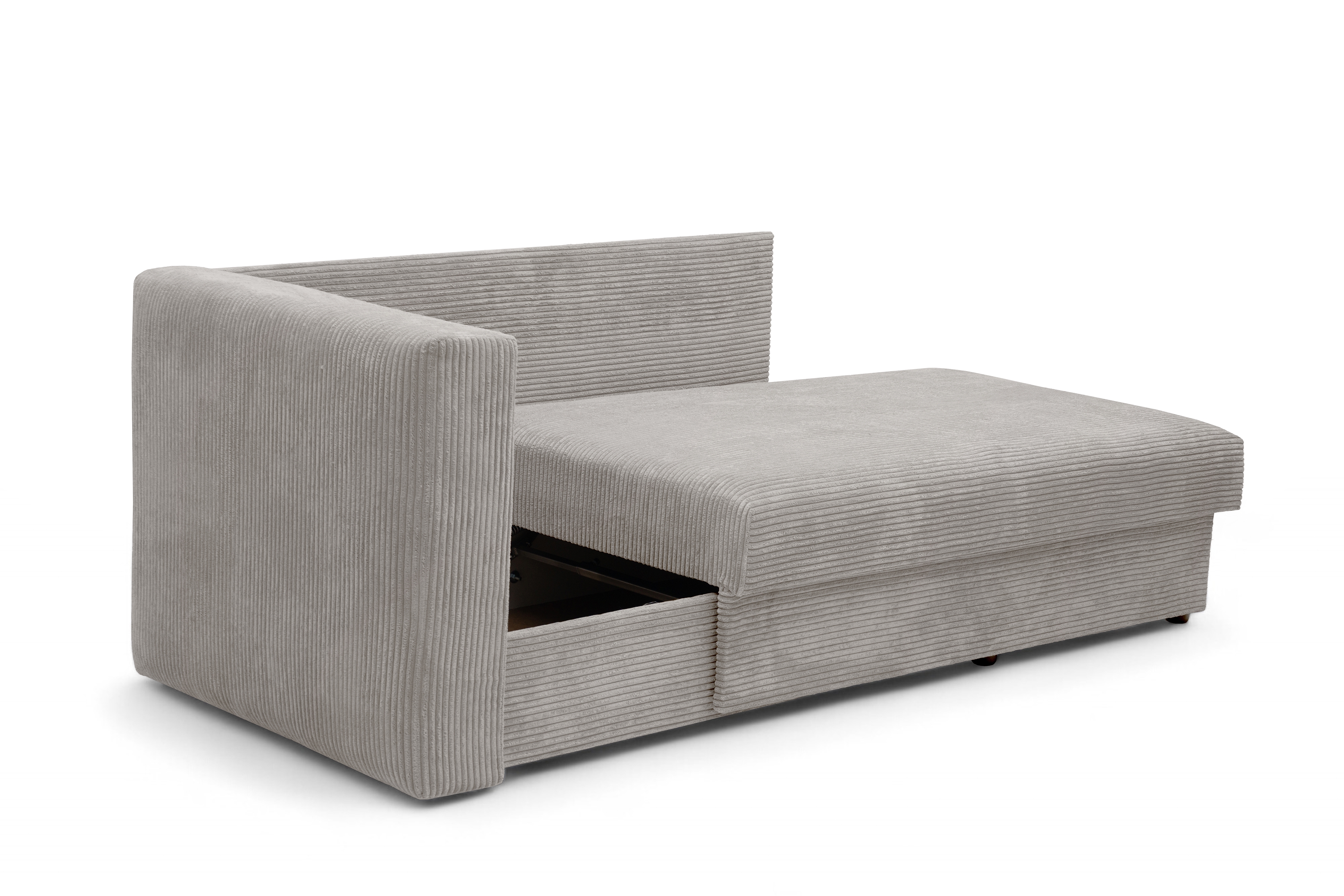 Válenda/Postel rozkladany Maciek pravá - béžová manšestr Lincoln 83 Válenda/Postel rozkladany s úložným prostorem Maciek pravá - béžová manšestr Lincoln 83