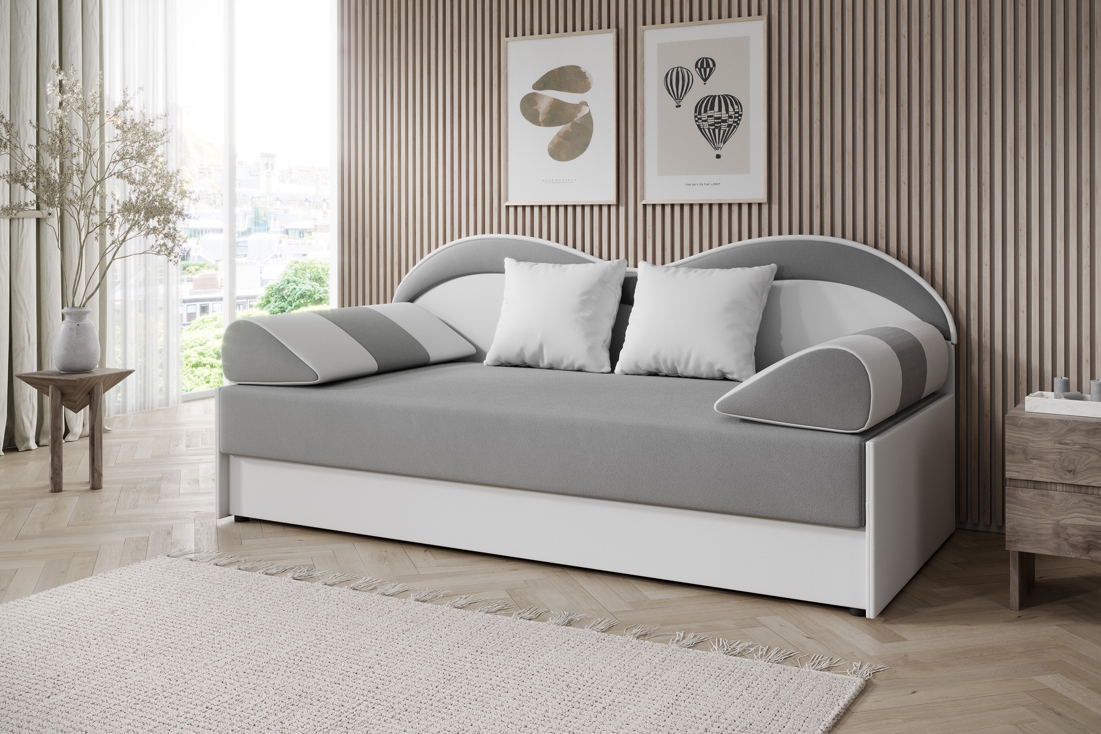 Váľanda Lupo s úložným priestorom Detská pohovka Pre mladých Lupo