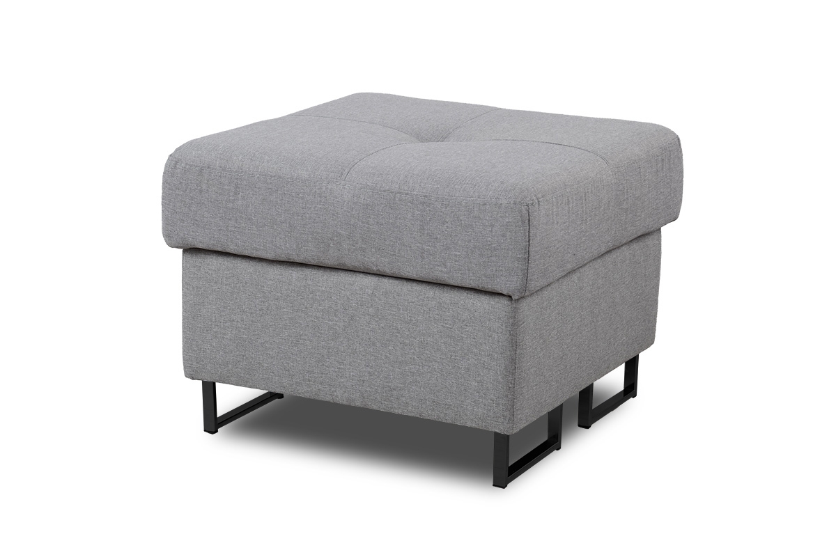 Taburetka Annabelle Mini s úložným priestorom - čierne nožičky čalúnená Taburet s úložným priestorom Annabelle Mini / nožičky čierny