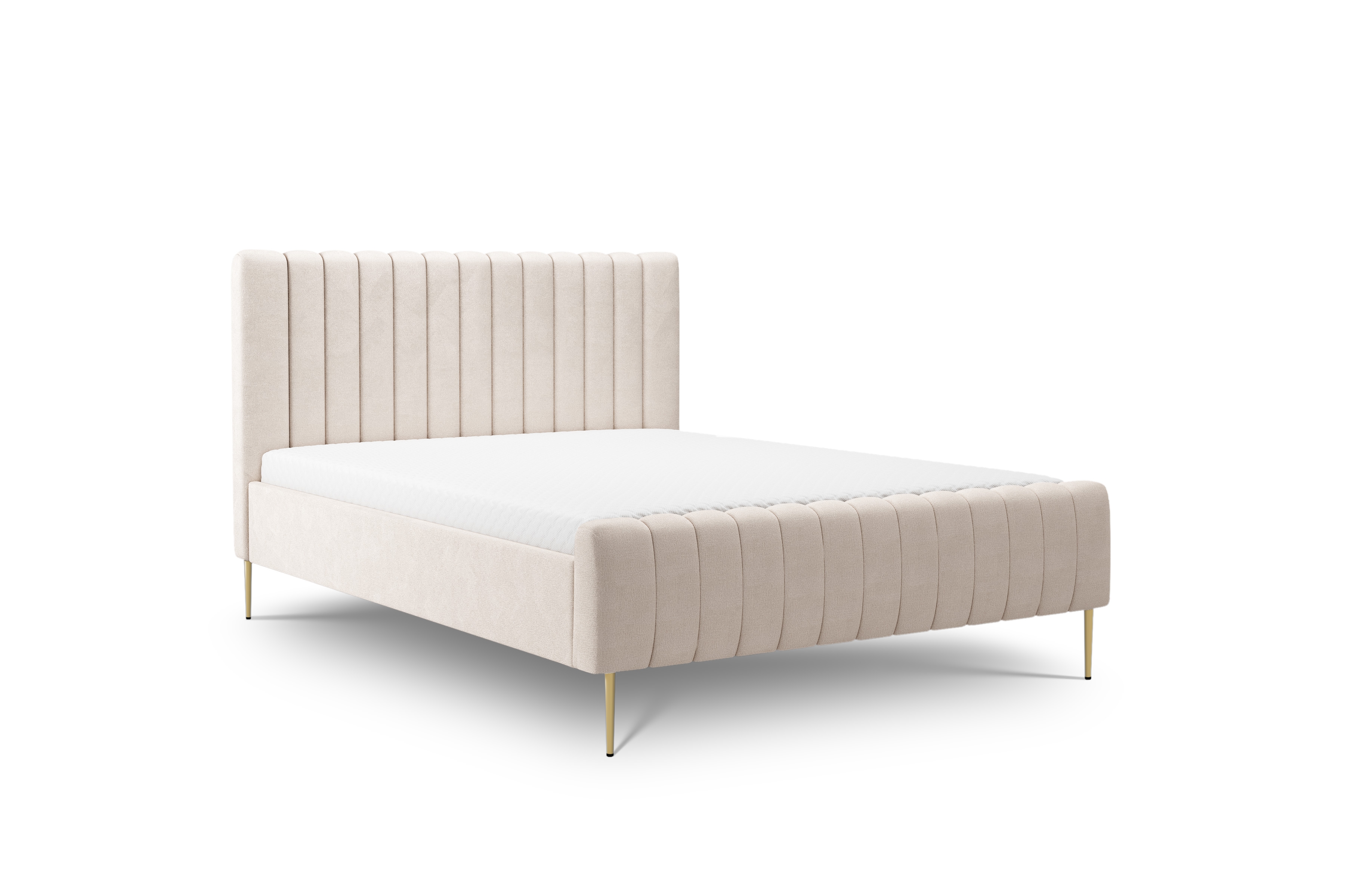 Čalúnená posteľ Nicole 180x200 cm - Salvador (SIC) 1 / zlaté nožičky čalouněné posteľ do  spálňa  Nicole - 180x200, Salvador (SIC) 1/nožičky zlote