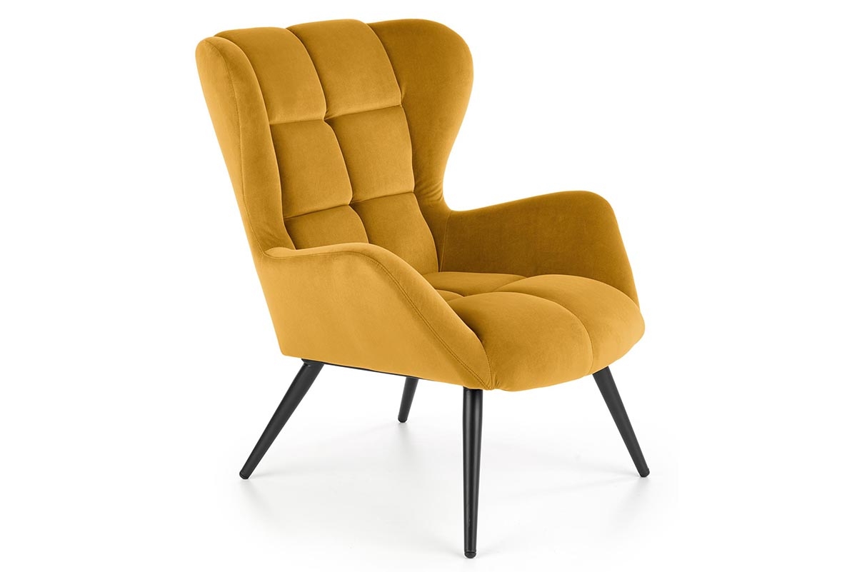 Křeslo Tyrion - hořčicová TYRION Křeslo hořčice