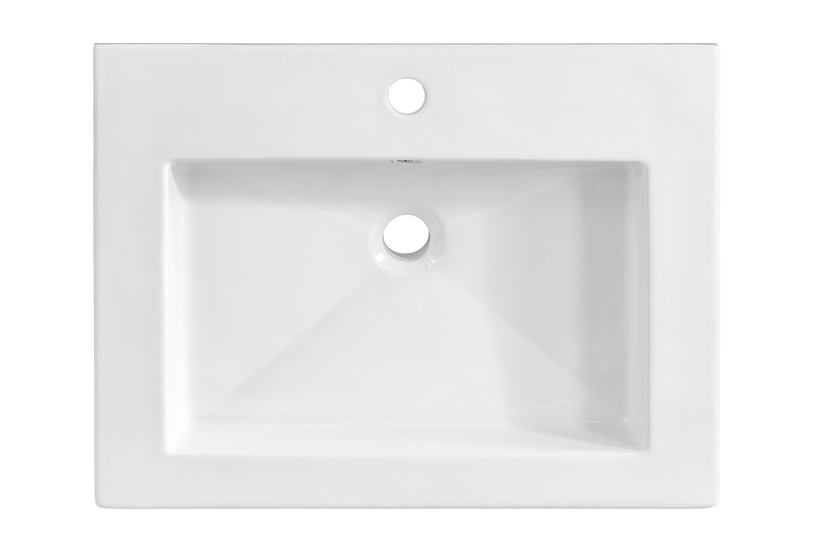 Umývadlo Biela keramické UM -8070 SPIRIT 60 prostokatna Umývadlo 60