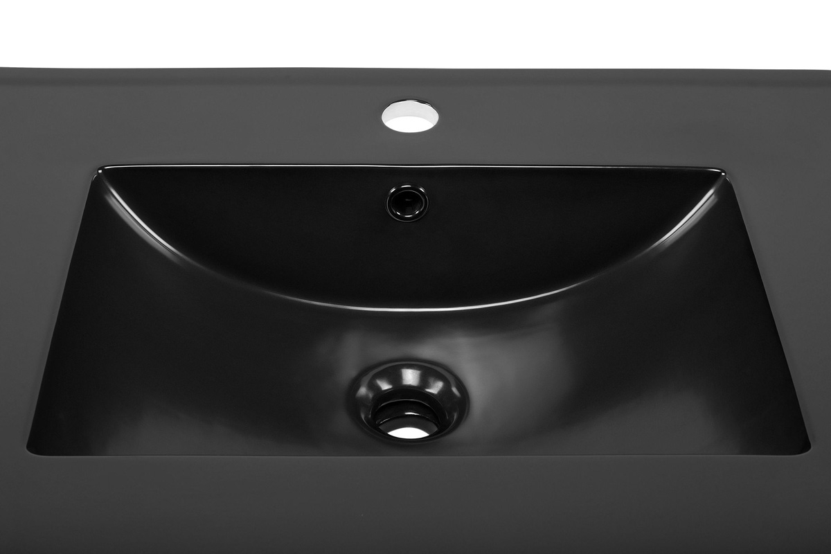 Umývadlo keramické Lava UM -8003 -60 - Black Umývadlo lazienkowa 