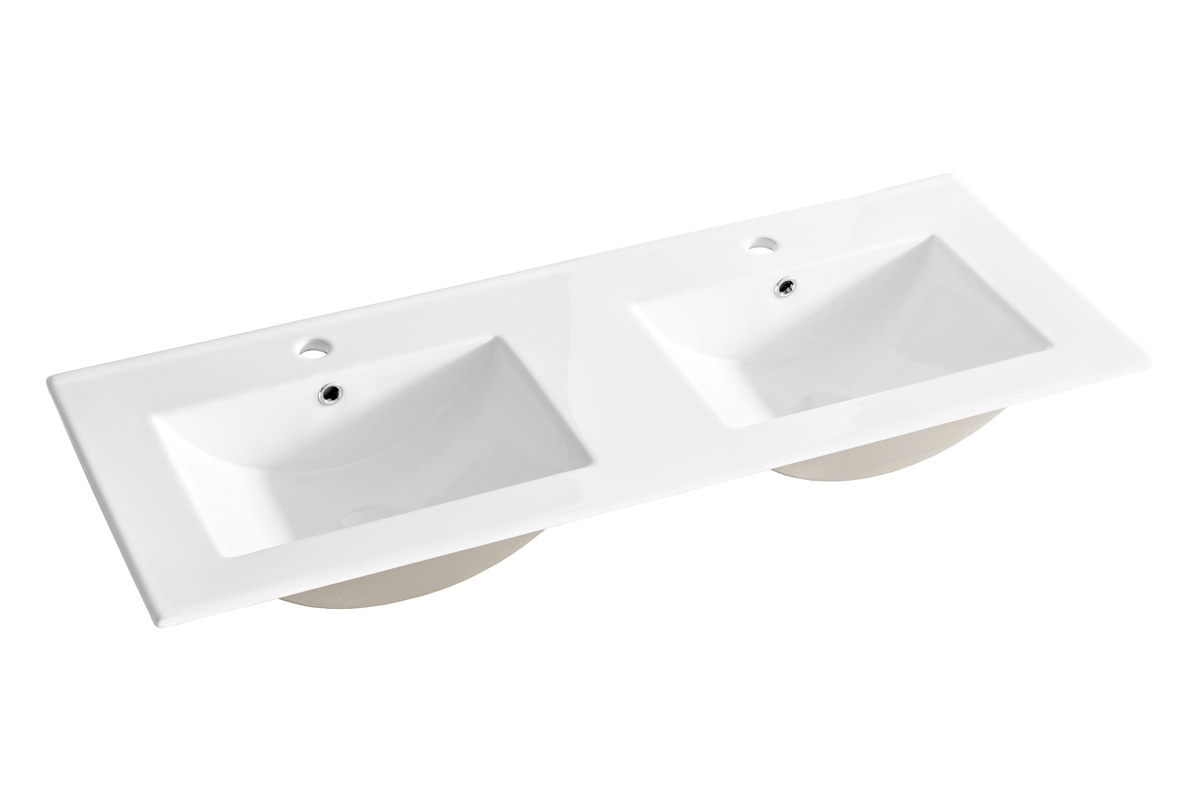 Dvojité keramické umyvadlo CFP-120D podwojna Umyvadlo lazienkowa comad 