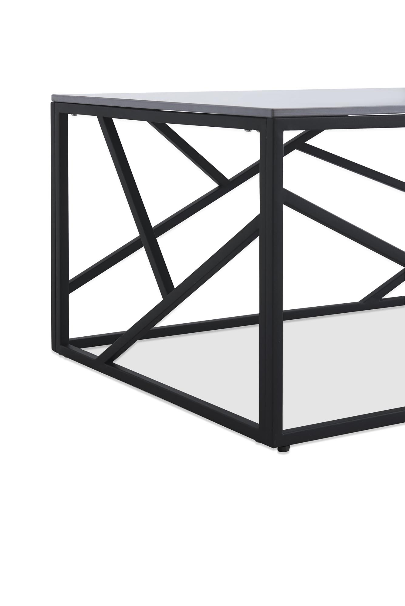 UNIVERSE 2,  Konferenční stolek, Popelový mramor / Fekete universe 2,  Konferenční stolek, Popelový mramor / Fekete