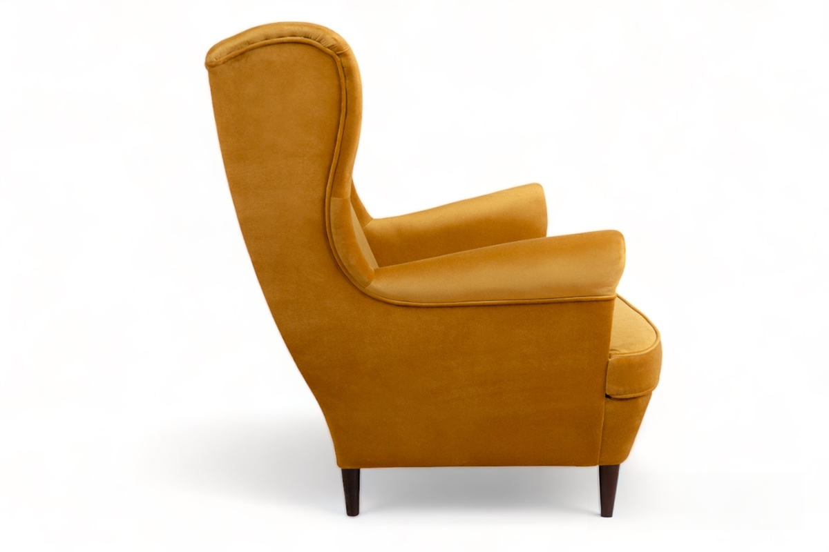 Sedací souprava ušák Vilano 3+1 Křeslo Ušák z podnozkiem Vilano - musztarda 